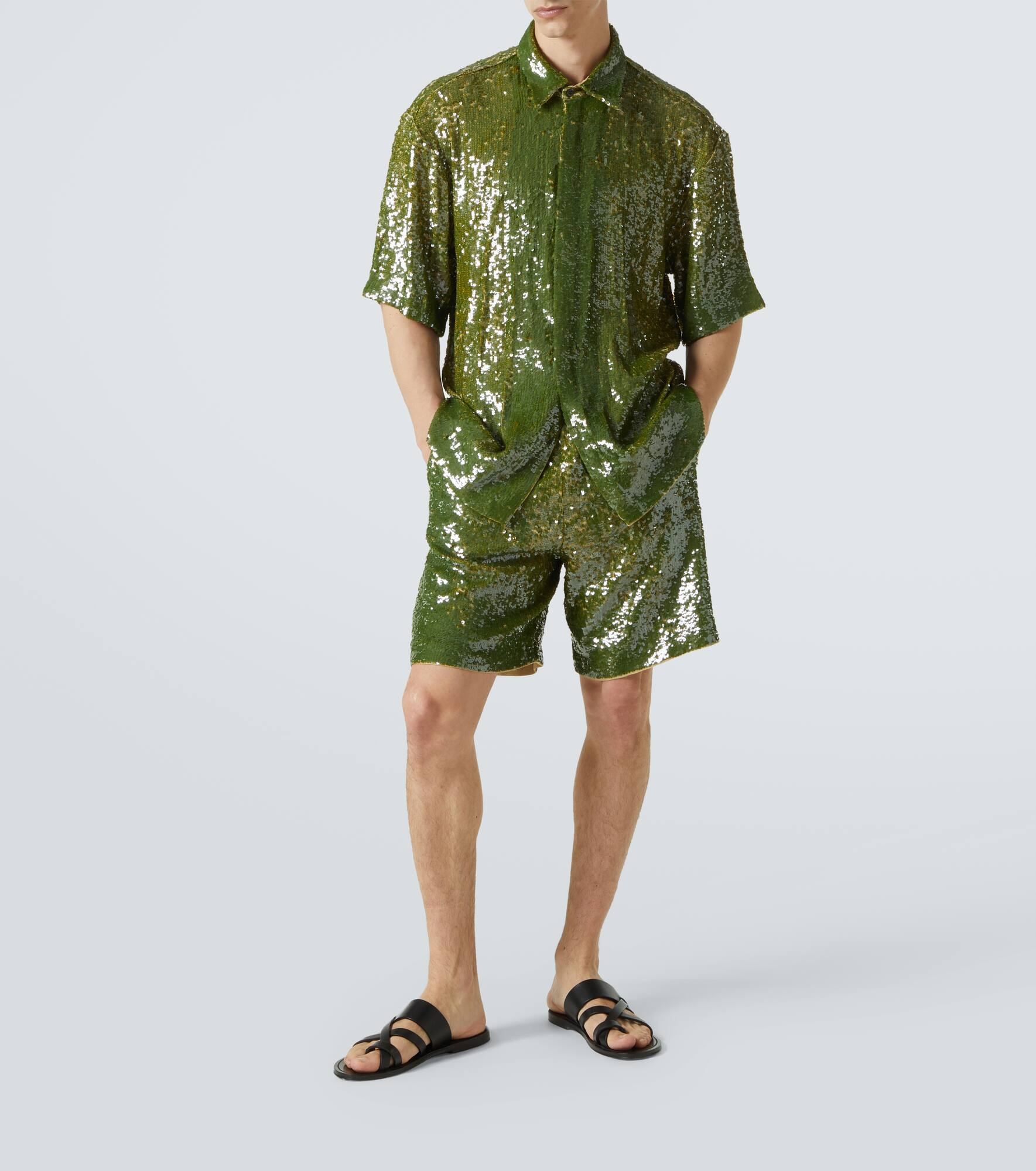 Sequined Bermuda shorts - 2