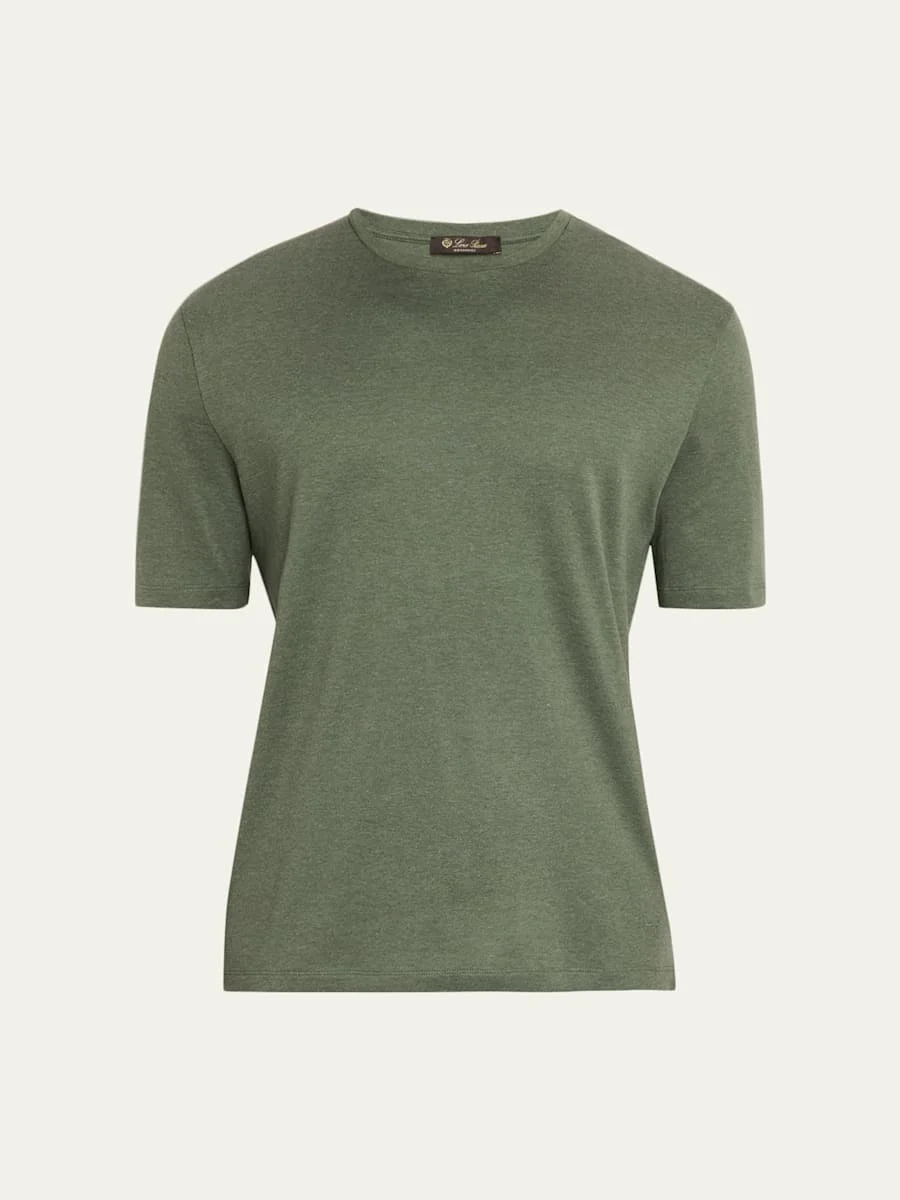 Men's Tremezzo Sea Island Cotton Crewneck T-Shirt - 1