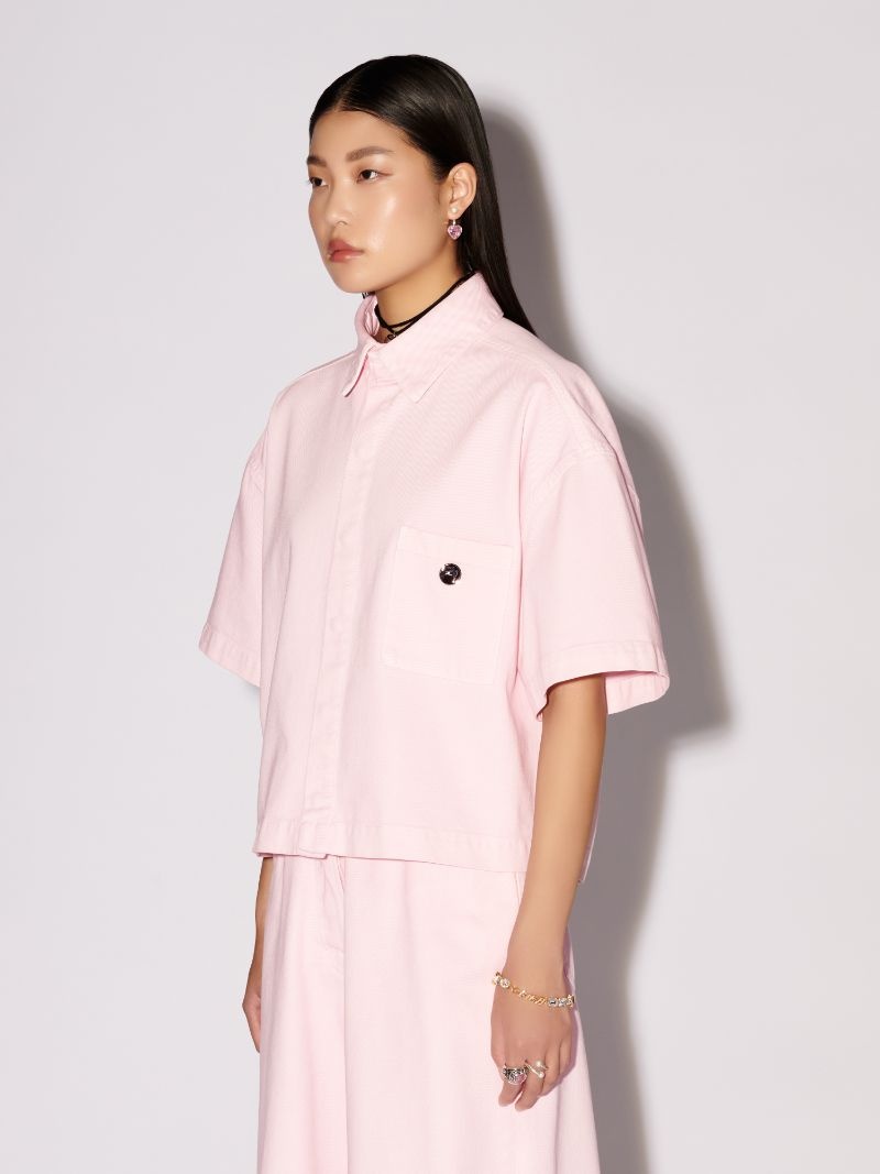 Boxy Denim Shirt - 5