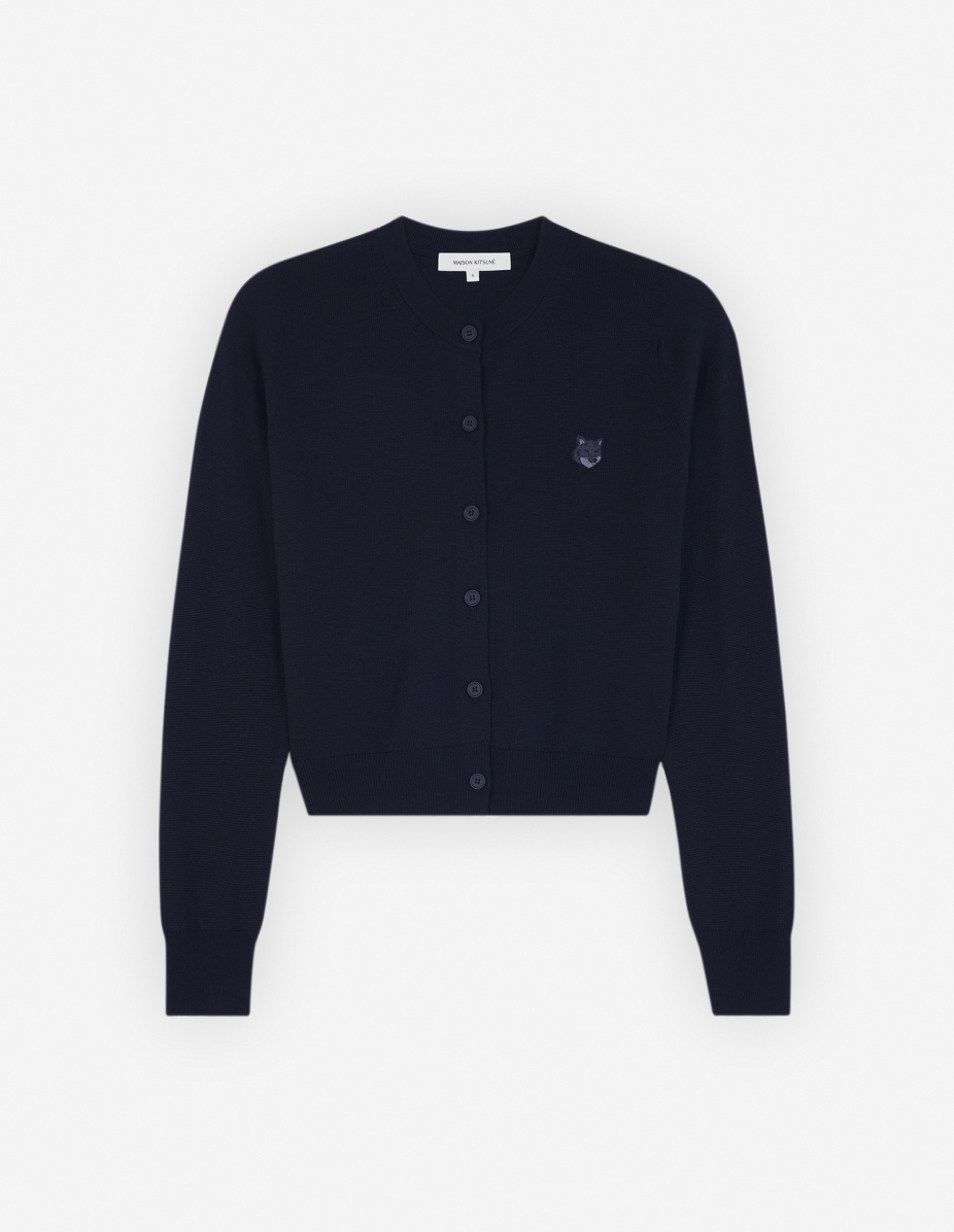 BOLD FOX HEAD PATCH REGULAR CARDIGAN - 1