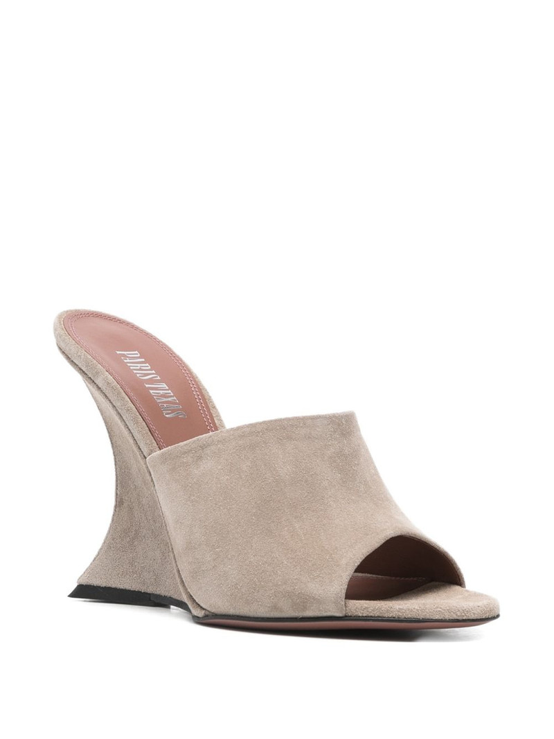 PARIS TEXAS suede mules outlook