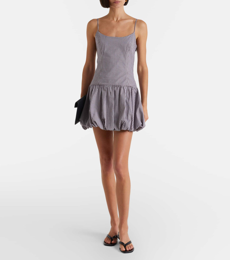 FAITHFULL Pelea gingham cotton-blend minidress outlook