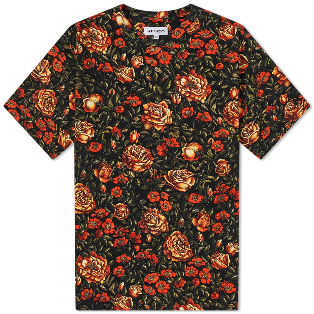 Kenzo Floral Print Oversized Tee - 1