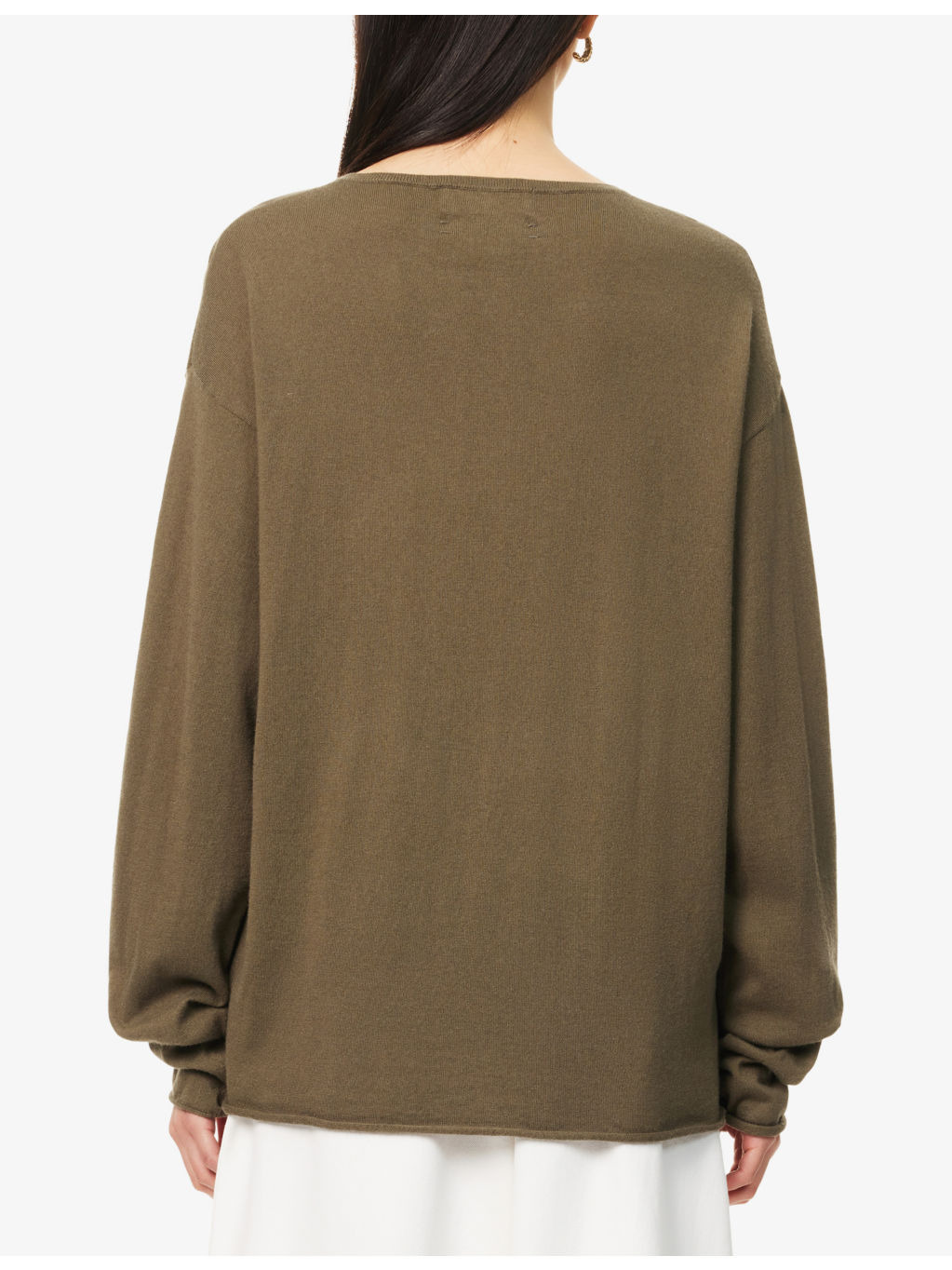 Aries Round-Neck Cotton and Cashmere-Blend Knitted Jumper - 4