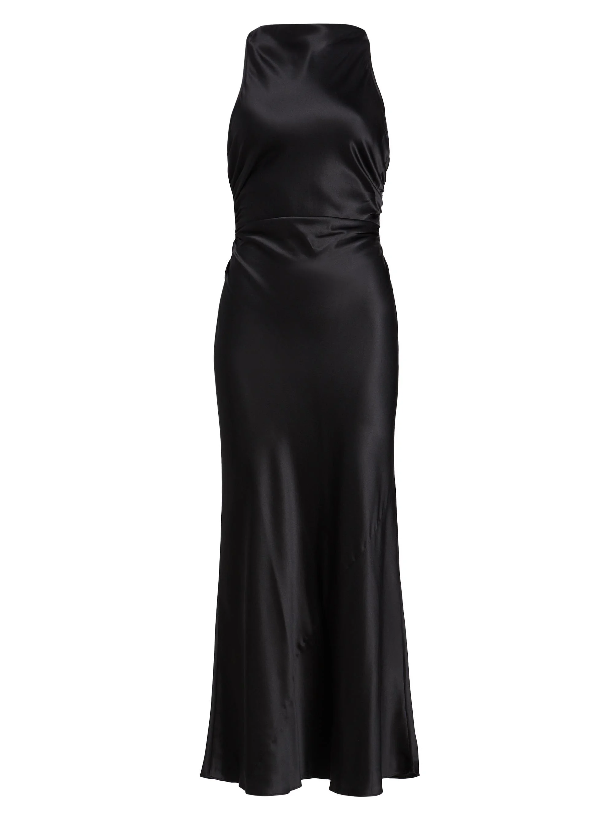 Women's Casette Silk Maxi Dress - Black - 1