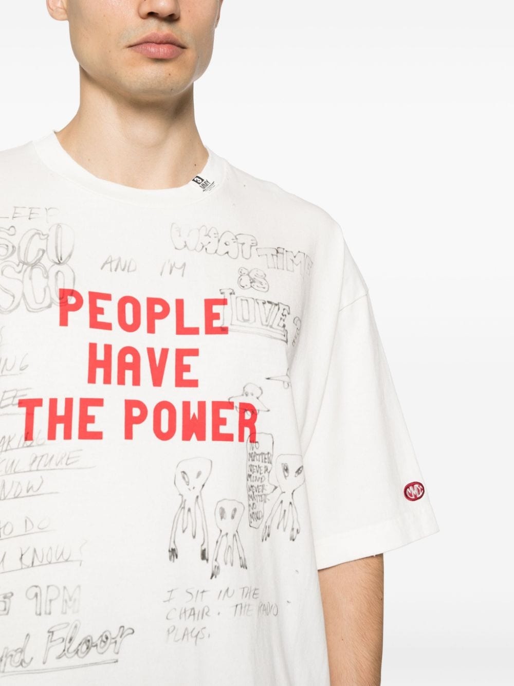 distressed-effect T-shirt - 5