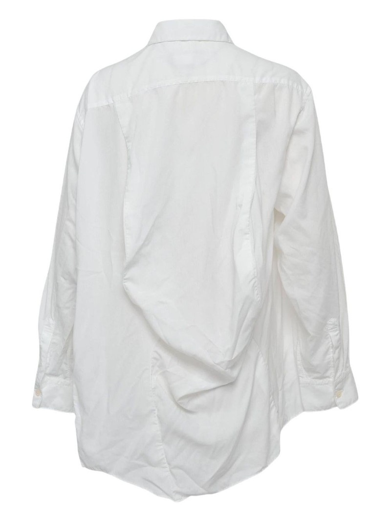 Comme Des Garçons asymmetrical-hem shirt outlook