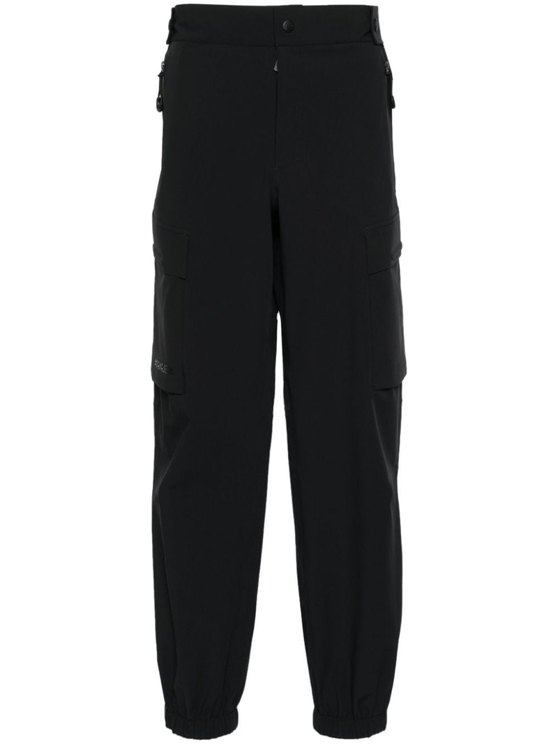 rubberised-logo track pants 1