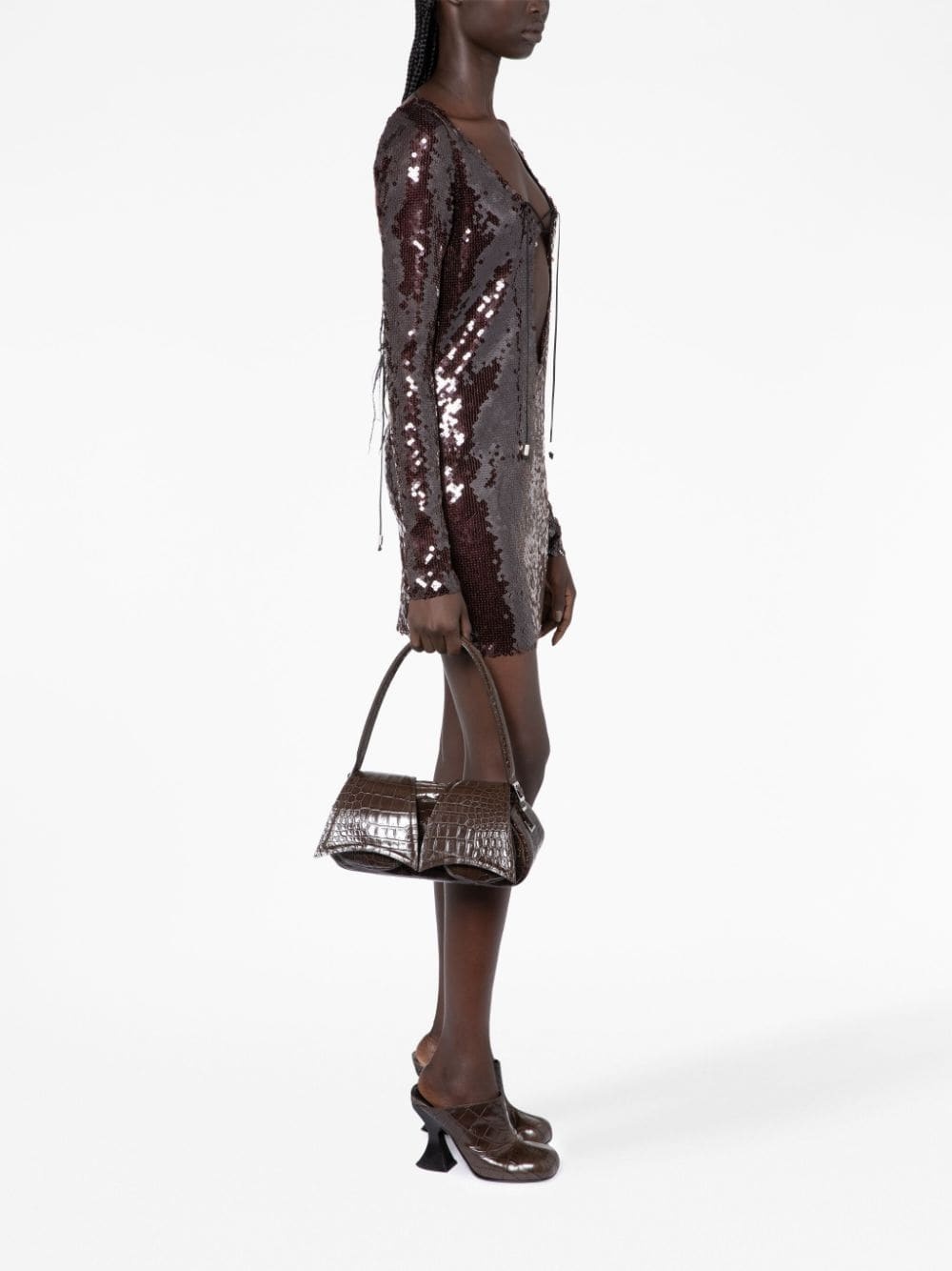 Solarium sequin-embellished dress - 3