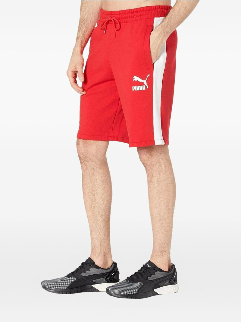PUMA logo-print track shorts outlook