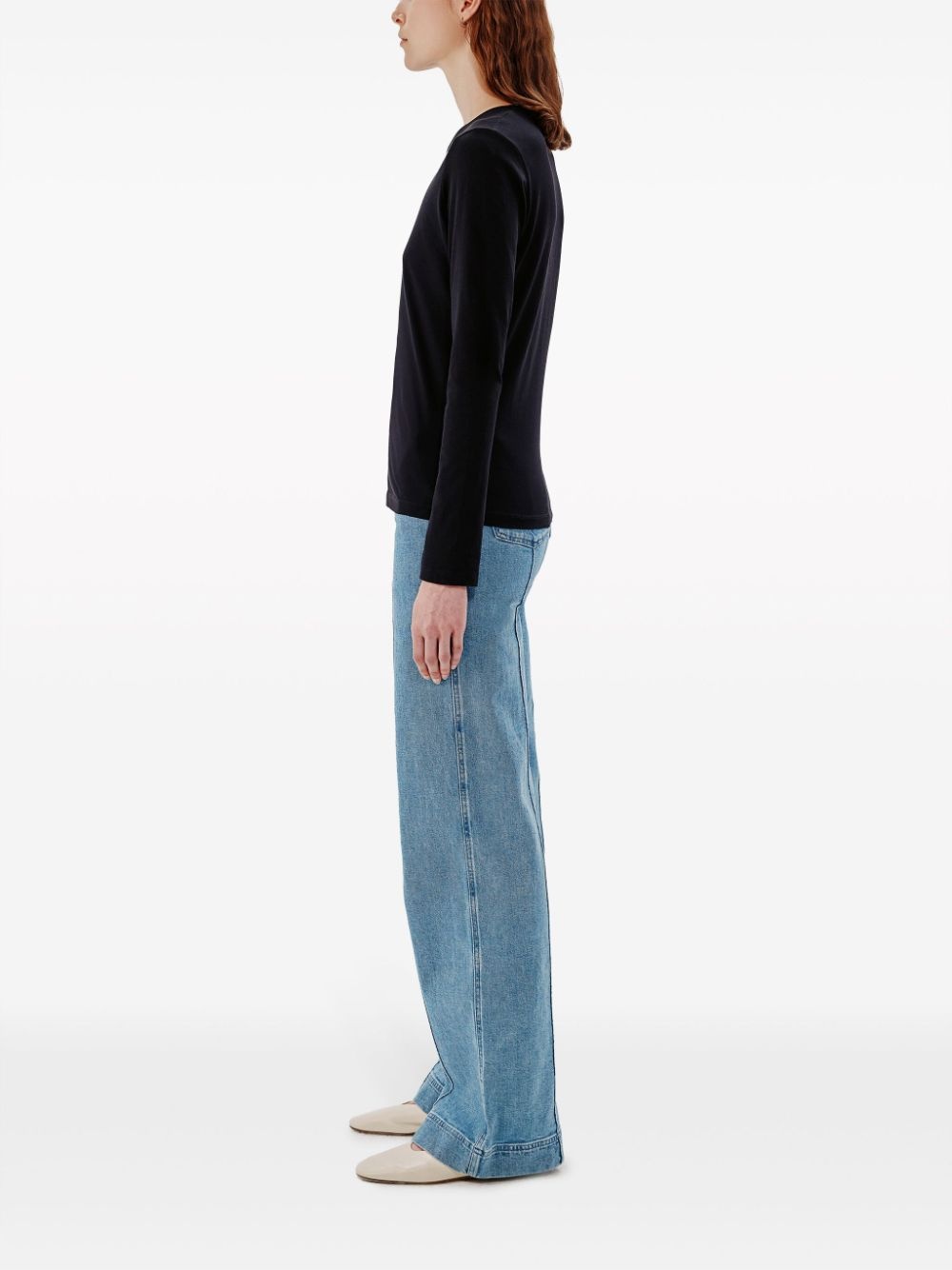 crew-neck long-sleeved T-shirt - 4