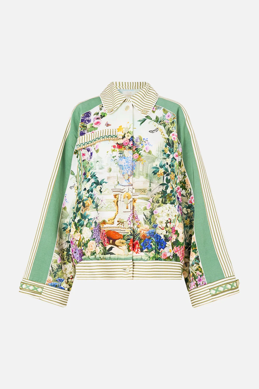 BOXY BUTTON FRONT JACKET WITH POCKET DETAIL ART FOR THE EMPRESS - 1