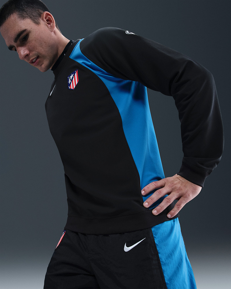 Atlético Madrid Third Men's Nike Total 90 Soccer Crew-Neck Top 3