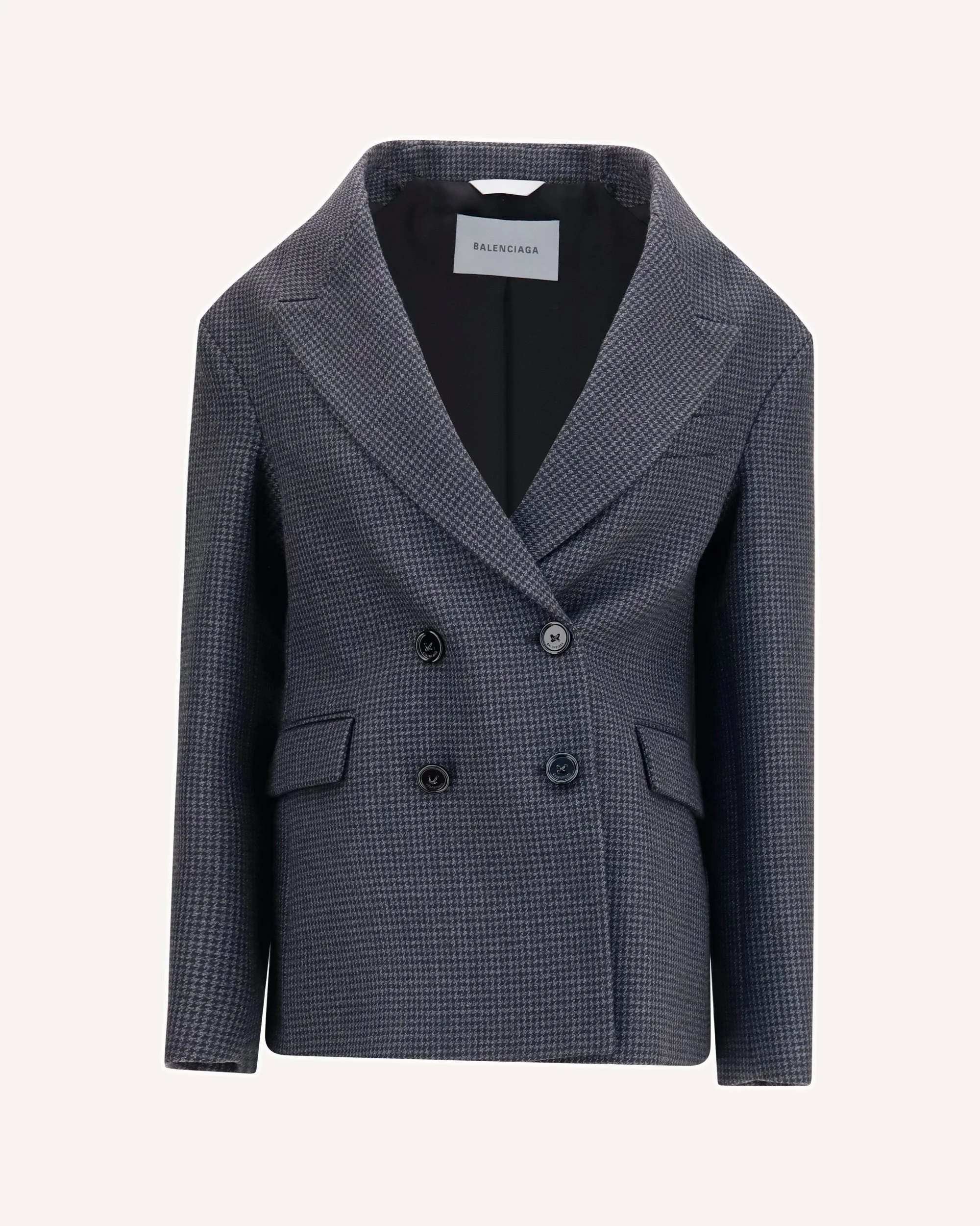 Double-breasted wool Blazer - 1
