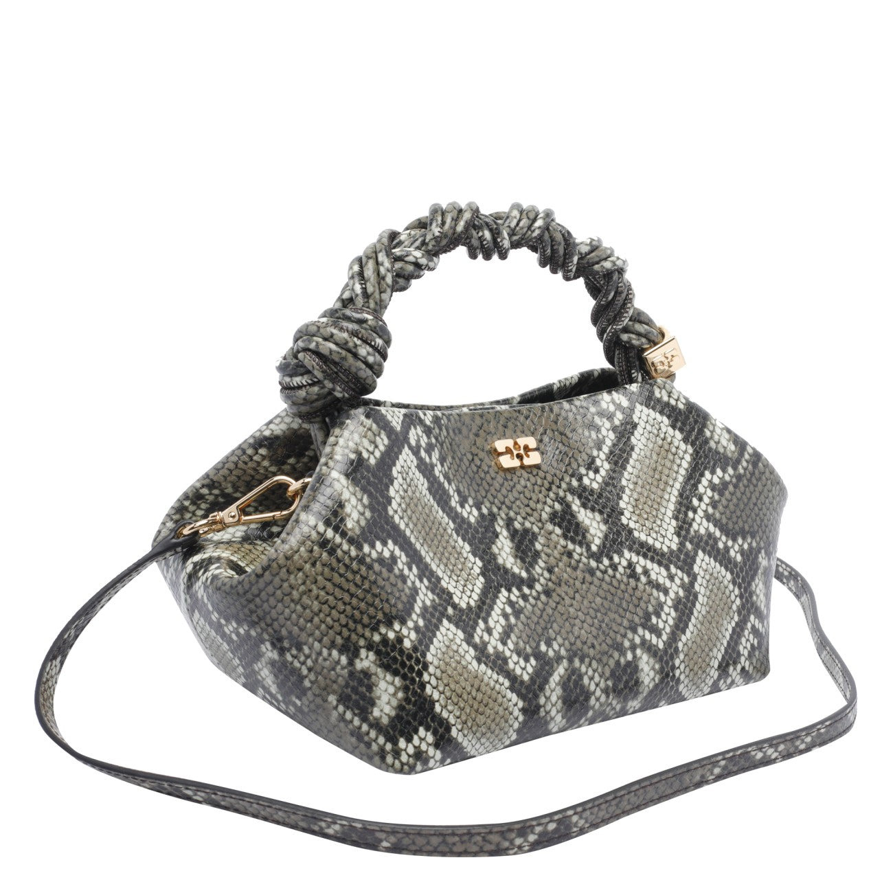 Ganni Women Small Bou Snake Handbag - 2