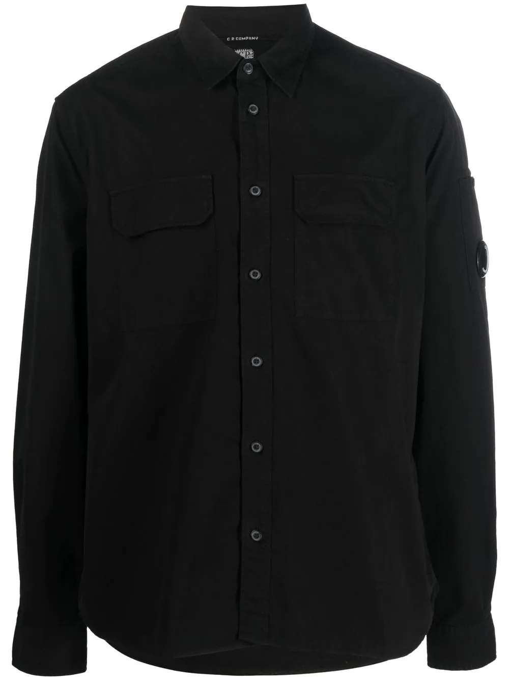 button-down fitted shirt - 1