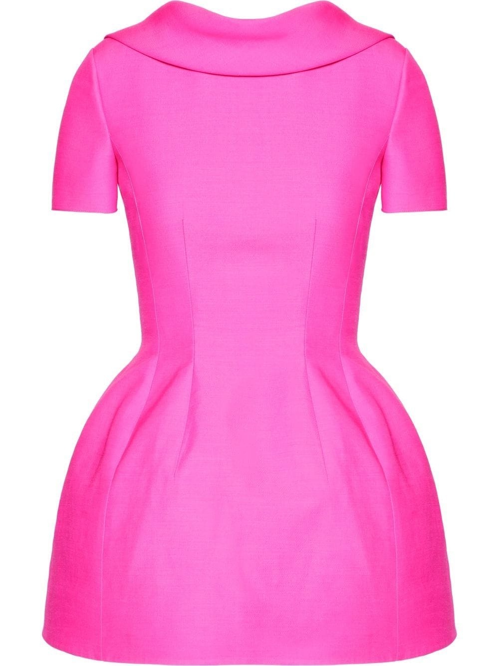 Crepe Couture bow-detail short dress - 1