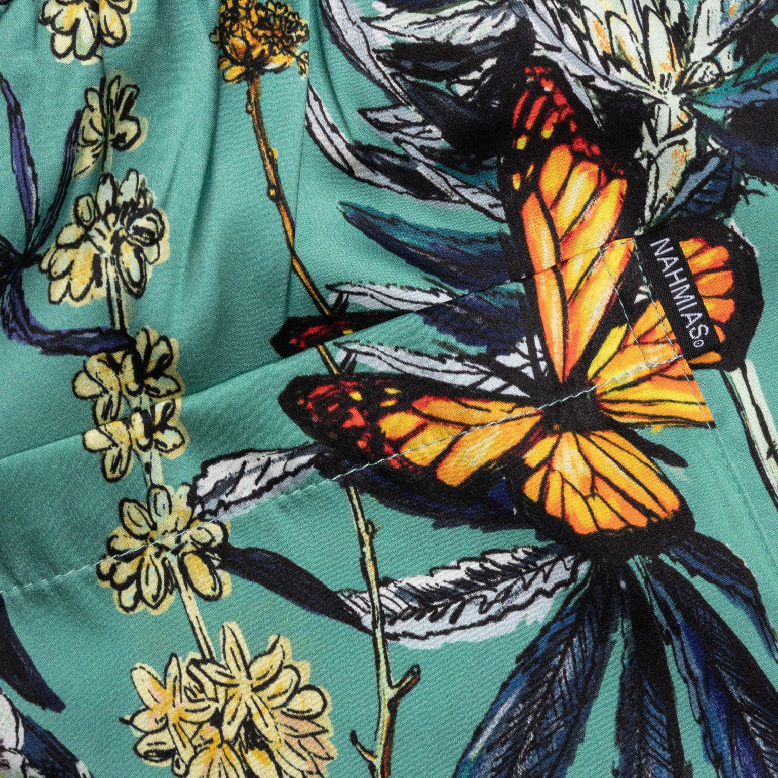 BOTANICAL SILK SHORT - OCEAN BOTANICAL - 4