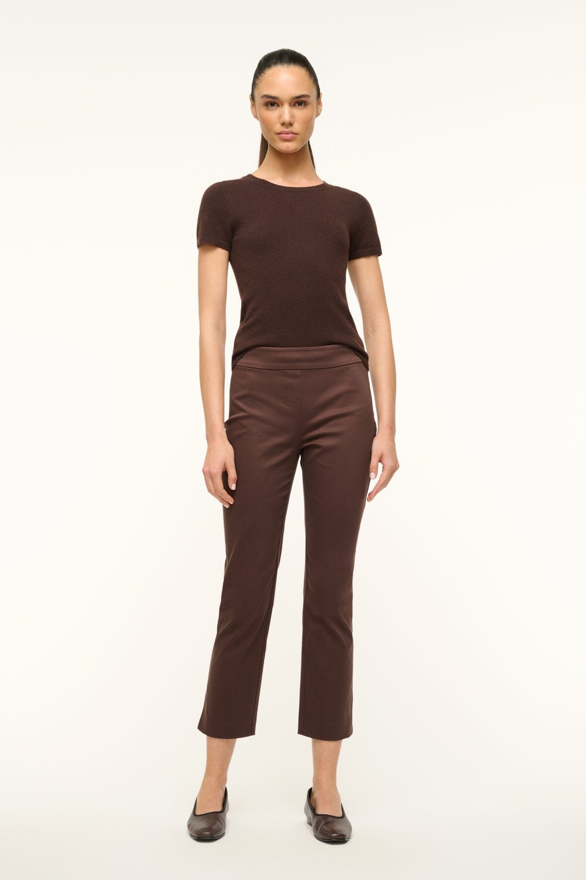 STAUD HUNTER PANT DARK CHOCOLATE - 2