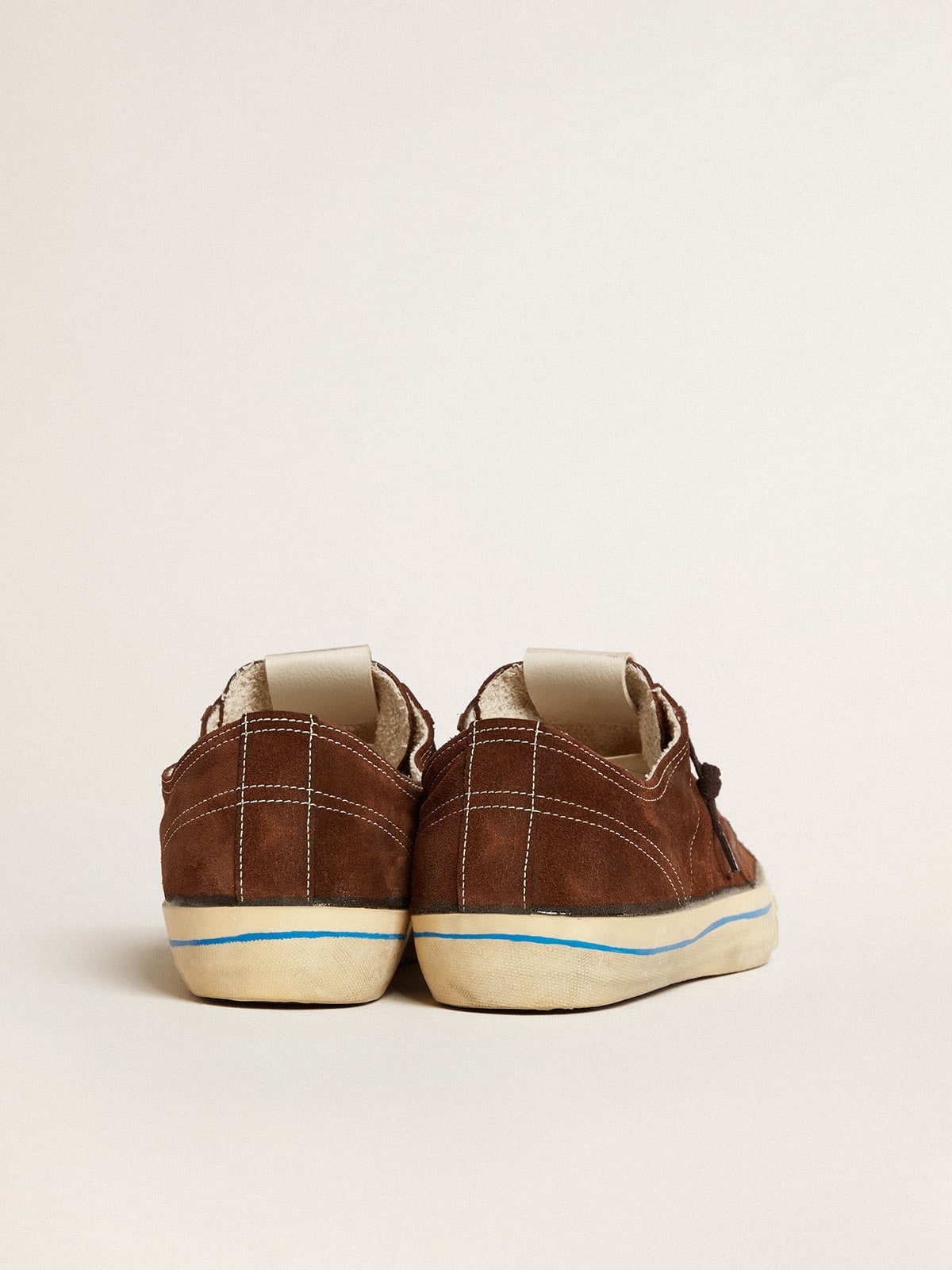 V-Star LTD sneakers in dark brown suede with tone-on-tone star - 4
