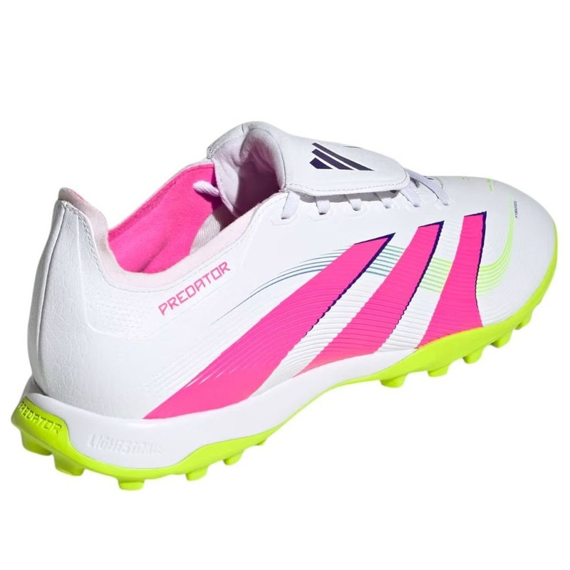 adidas adidas Predator League Fold-Over Tongue Turf 'Lucid Pink Lucid Lemon' JS0385 outlook
