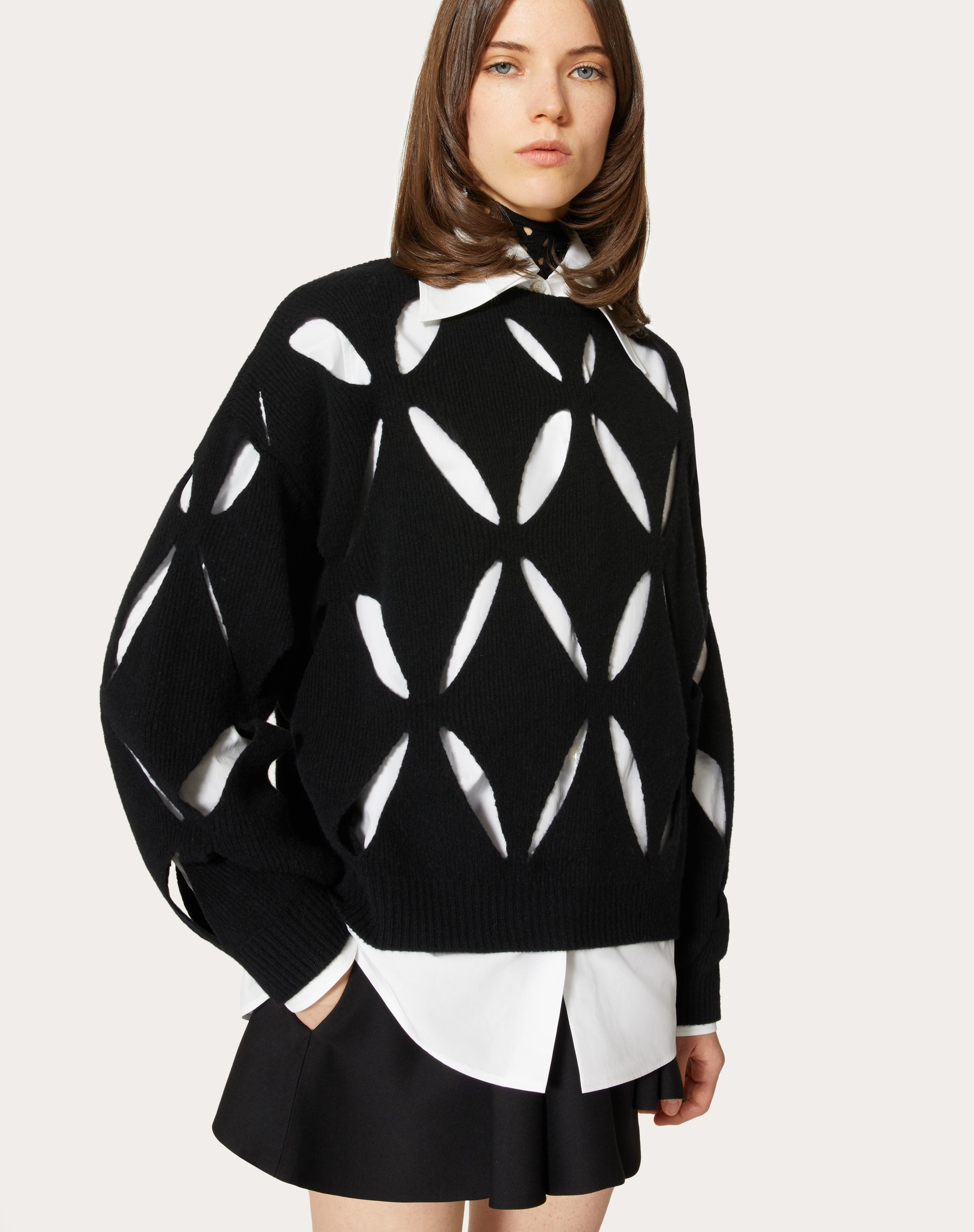 EMBROIDERED WOOL SWEATER - 5