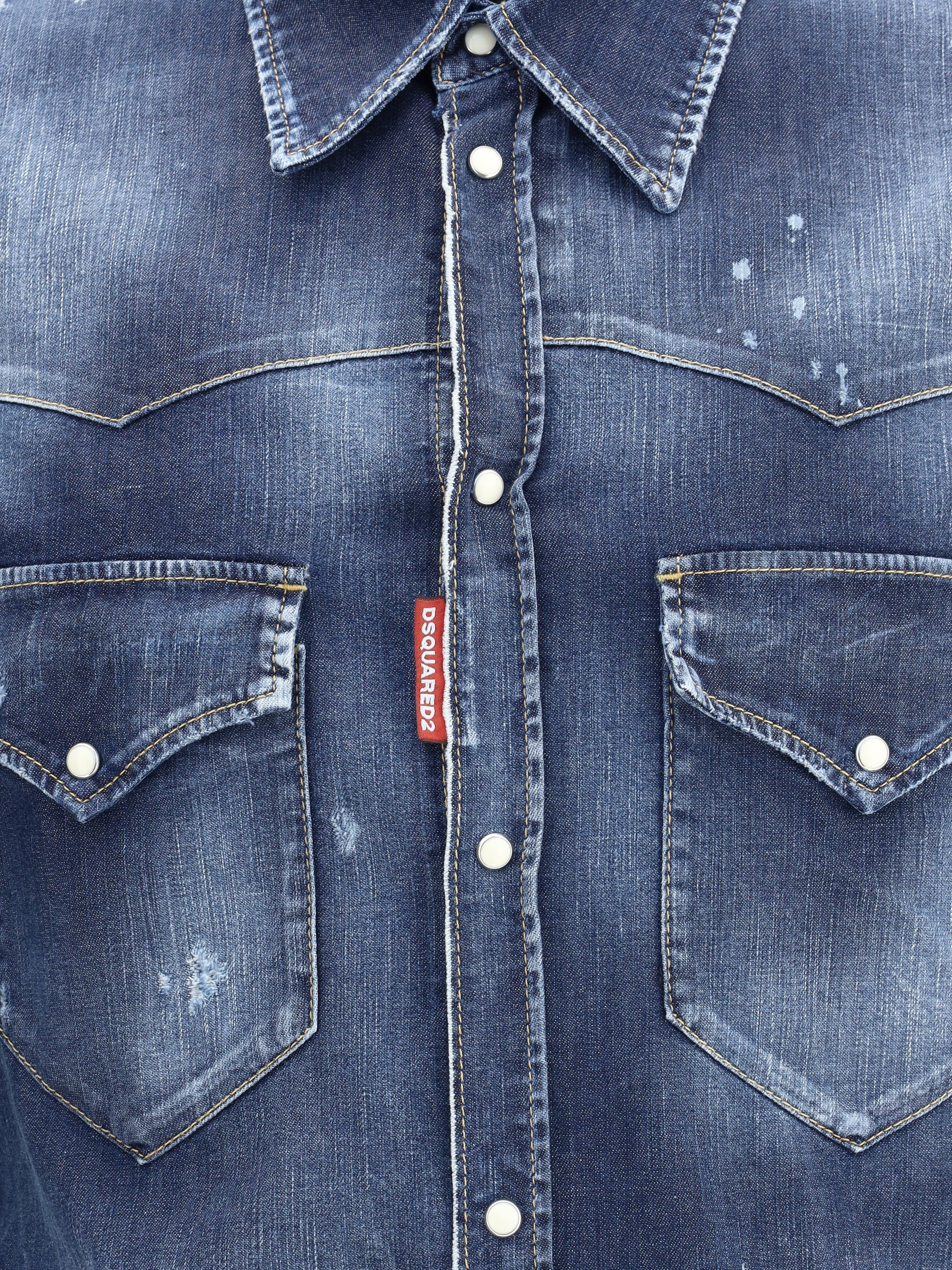 Dsquared2 Men Fashion Western Shirt - 3