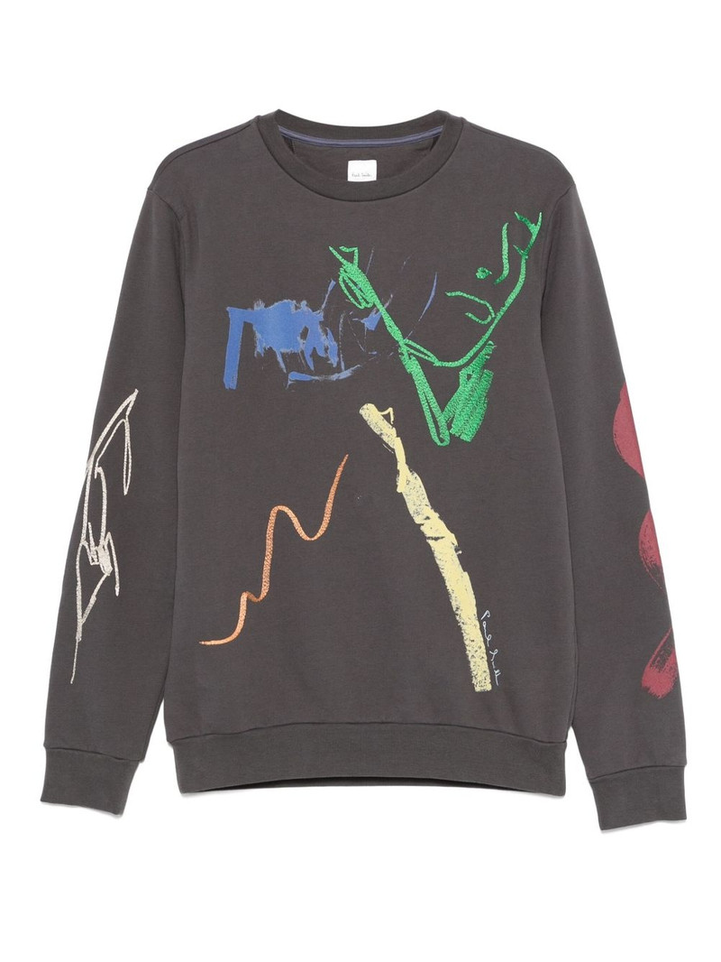 collage-print sweatshirt 1