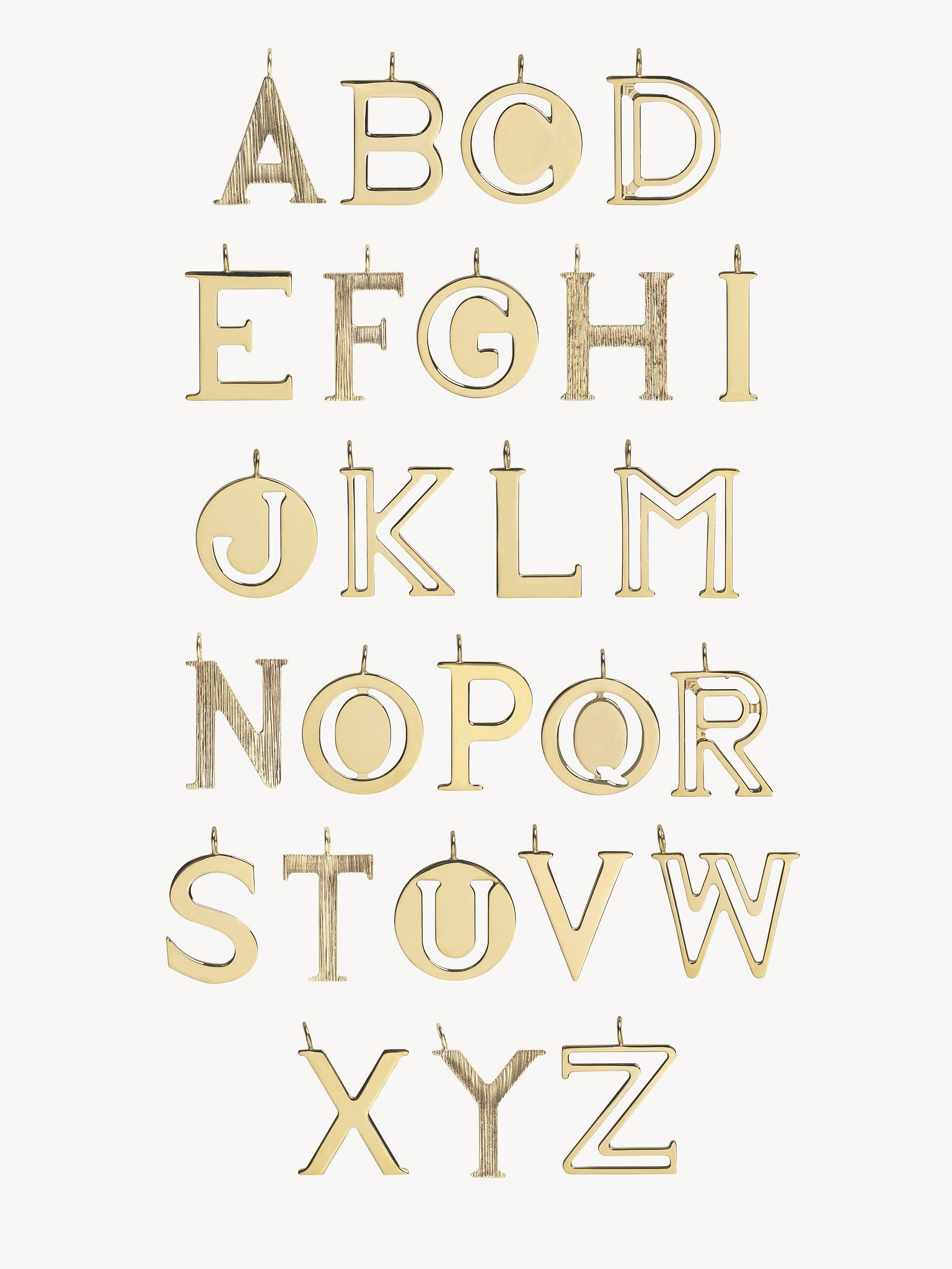 A - ALPHABET KEY RING - 3