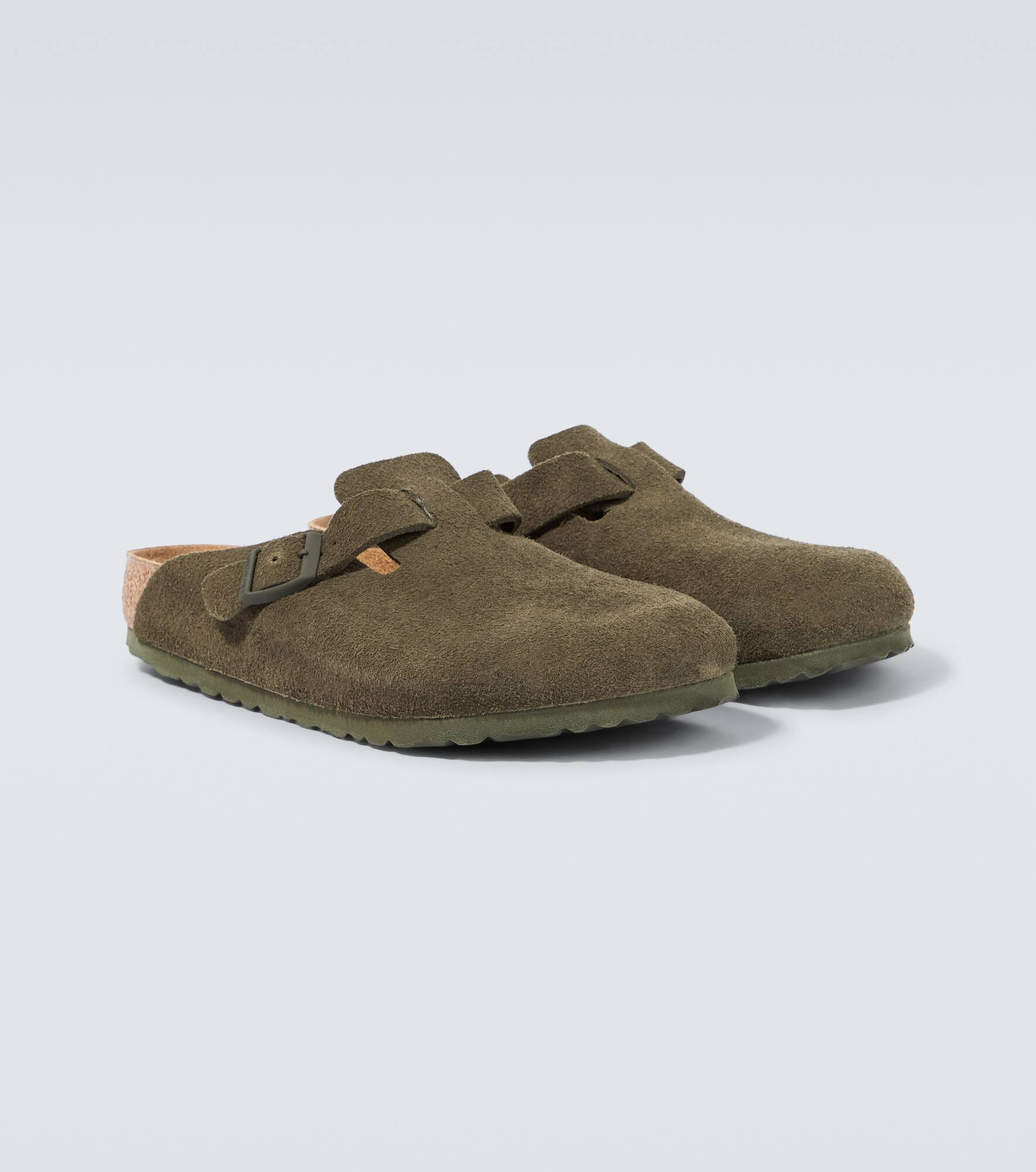 Boston suede mules - 5