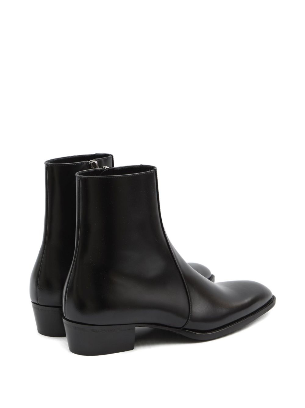 Roman almond-toe zip boots - 4