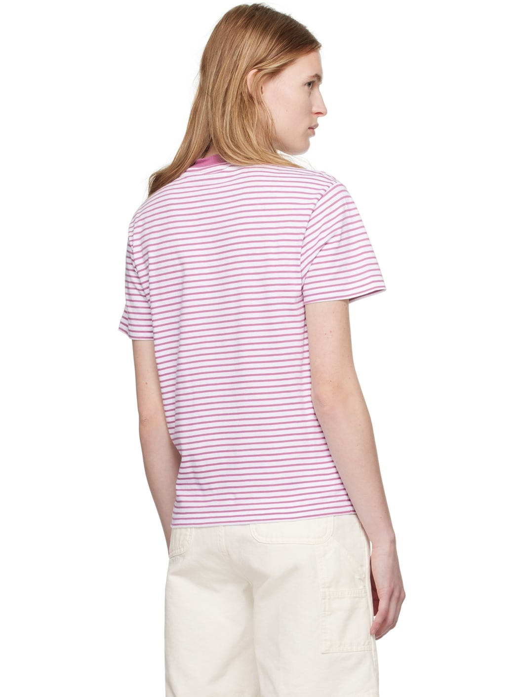 White & Pink Coleen T-Shirt - 3