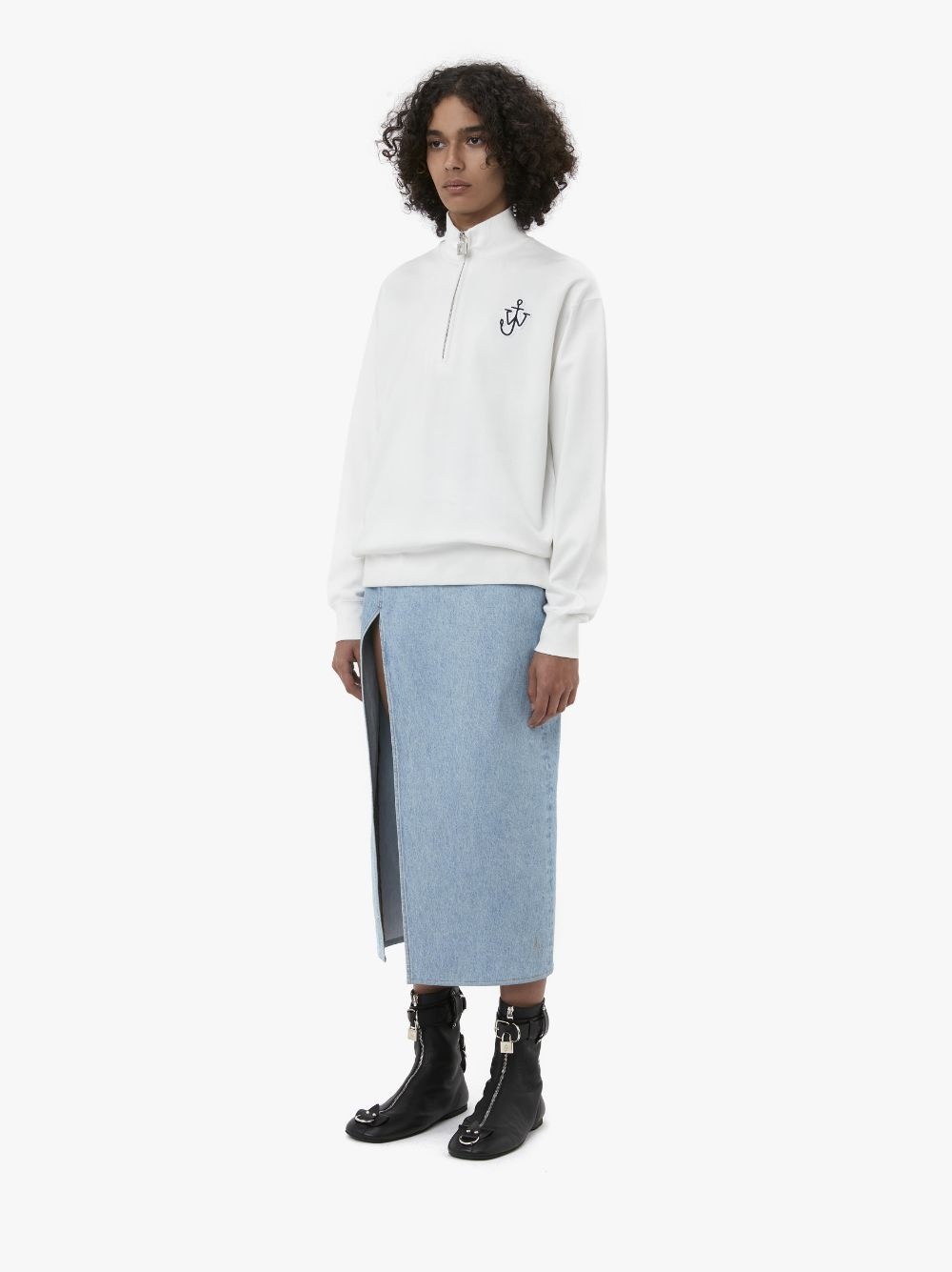 PADLOCK HALF ZIP SWEATSHIRT - 5