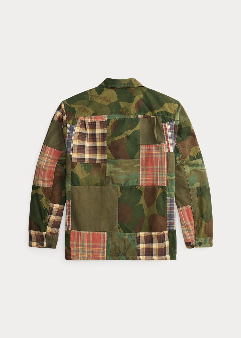RRL by Ralph Lauren Limited-Edition Patchwork Overshirt outlook