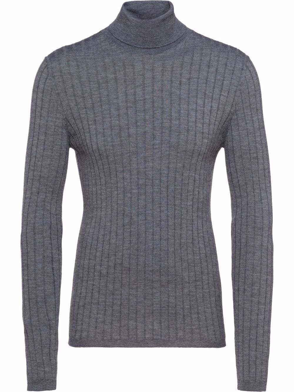 ribbed roll neck jumper - 1