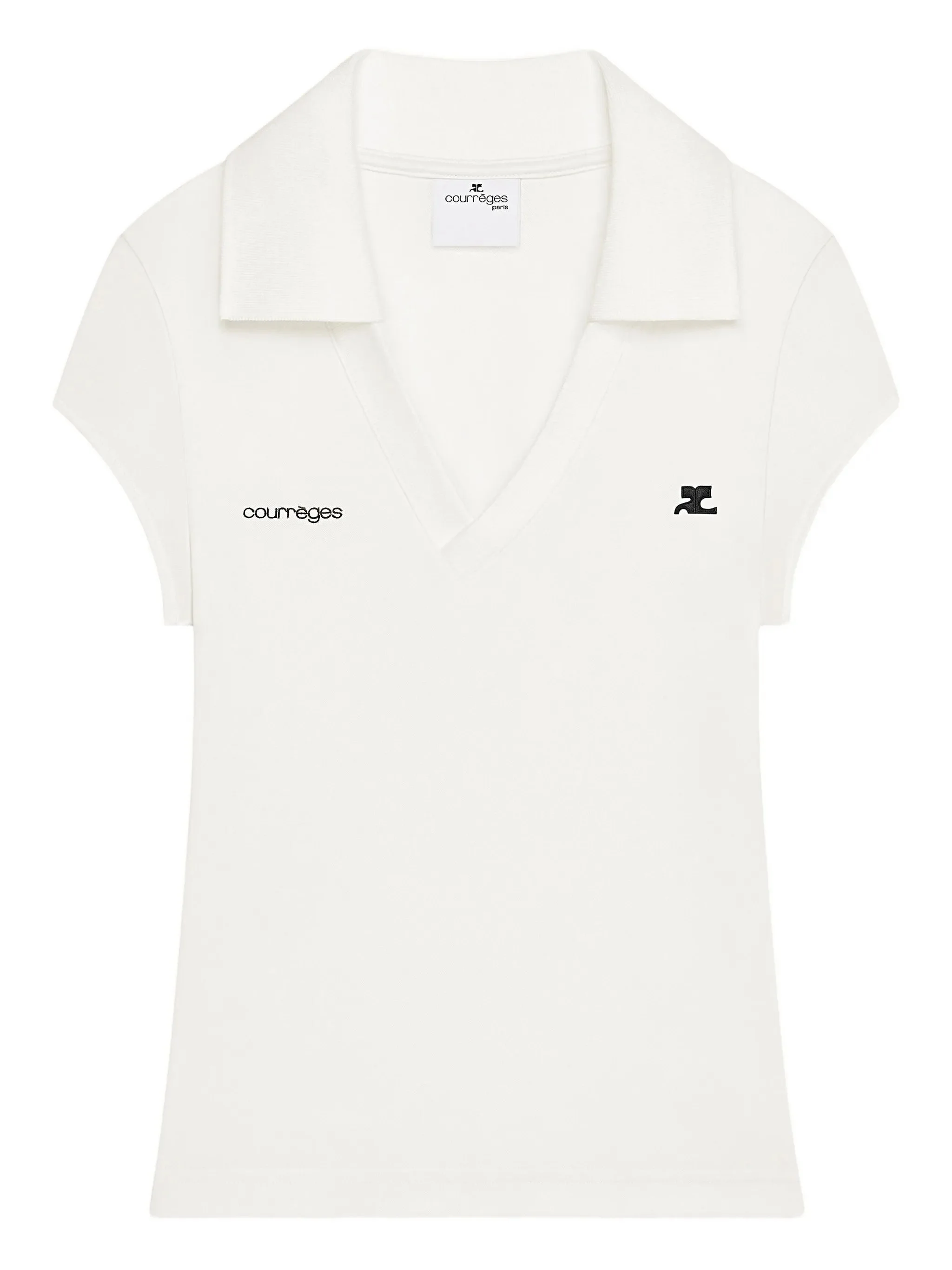 Courrèges Logo Polo Top - 1