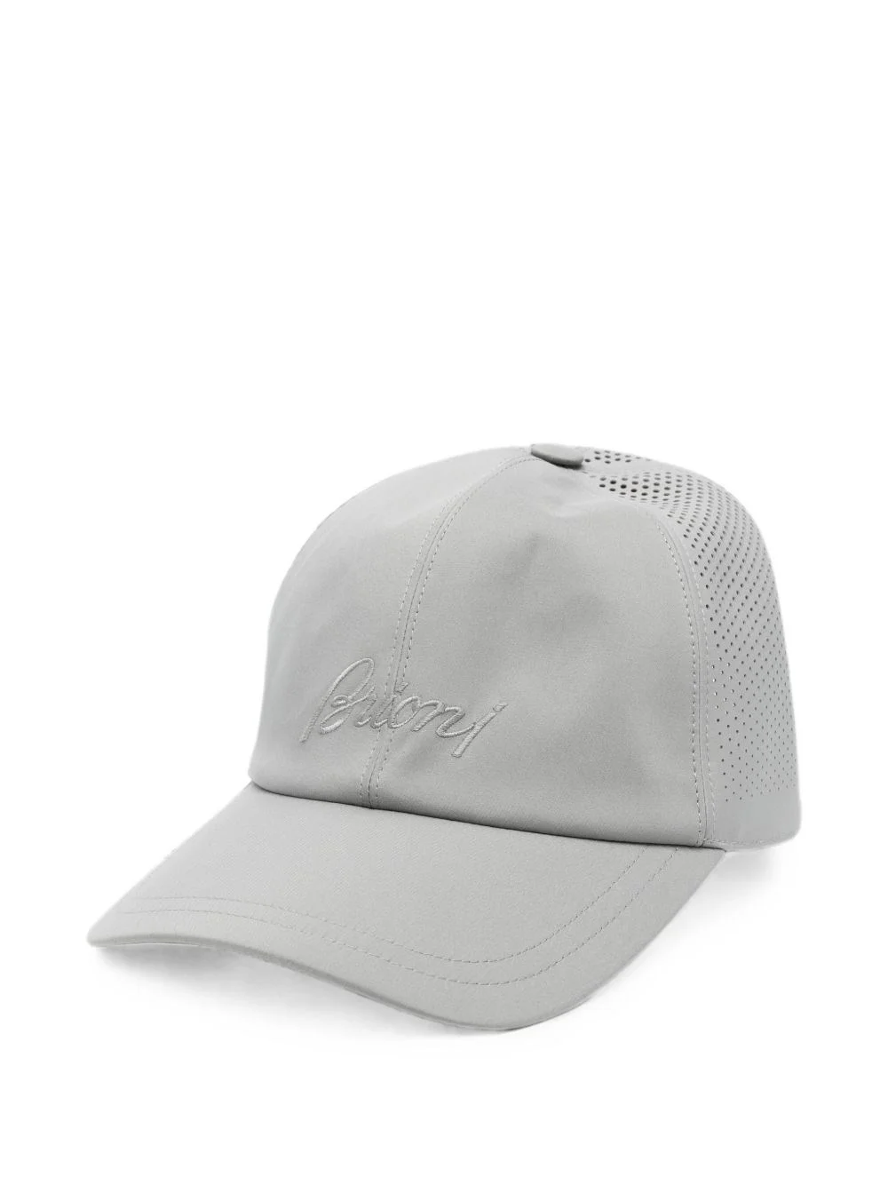 Embroidered logo baseball cap - 1