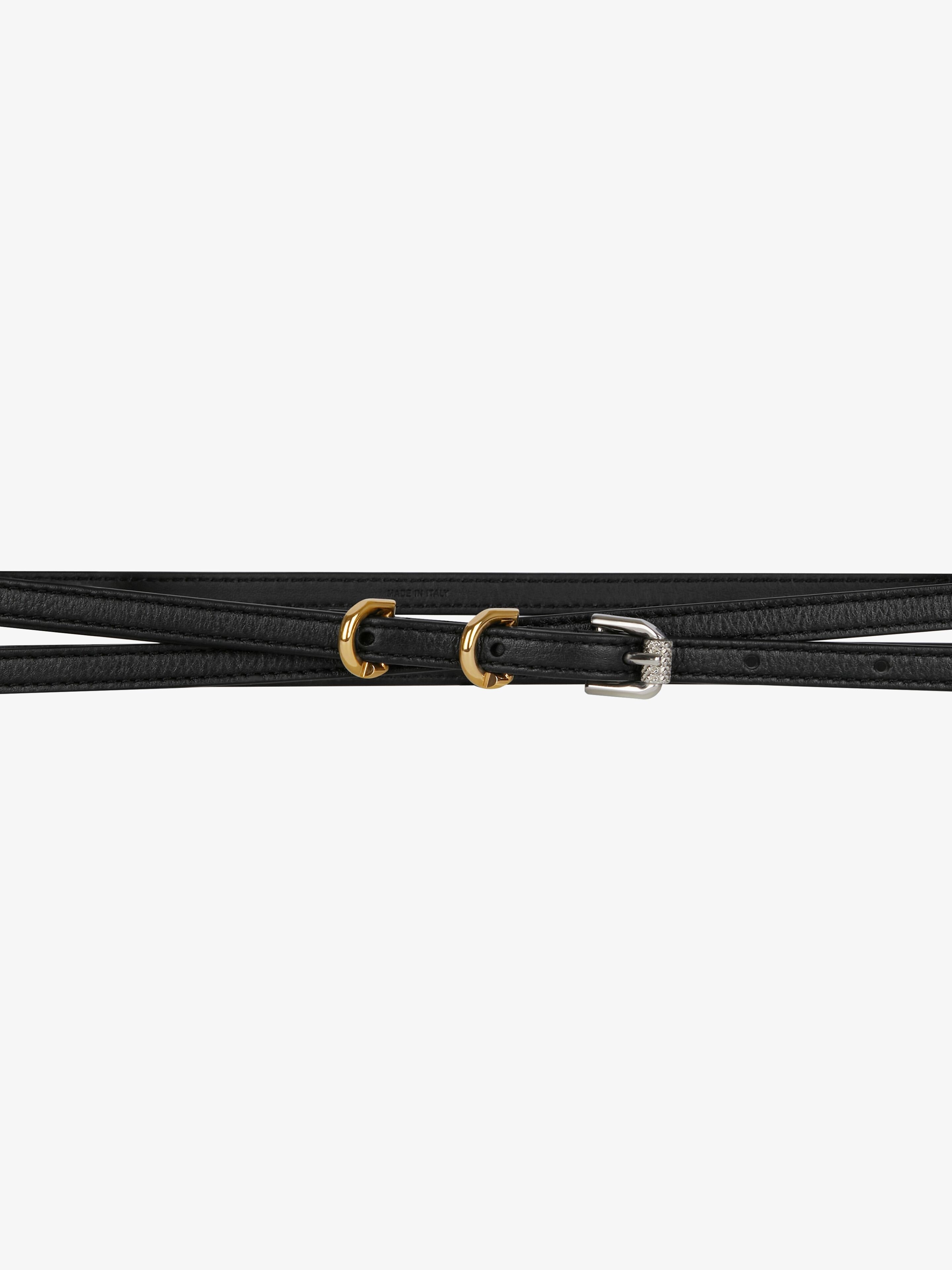 VOYOU DOUBLE WRAP BELT IN LEATHER - 2