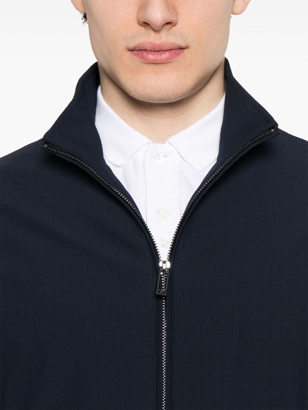 fine-ribbed jacket - 5