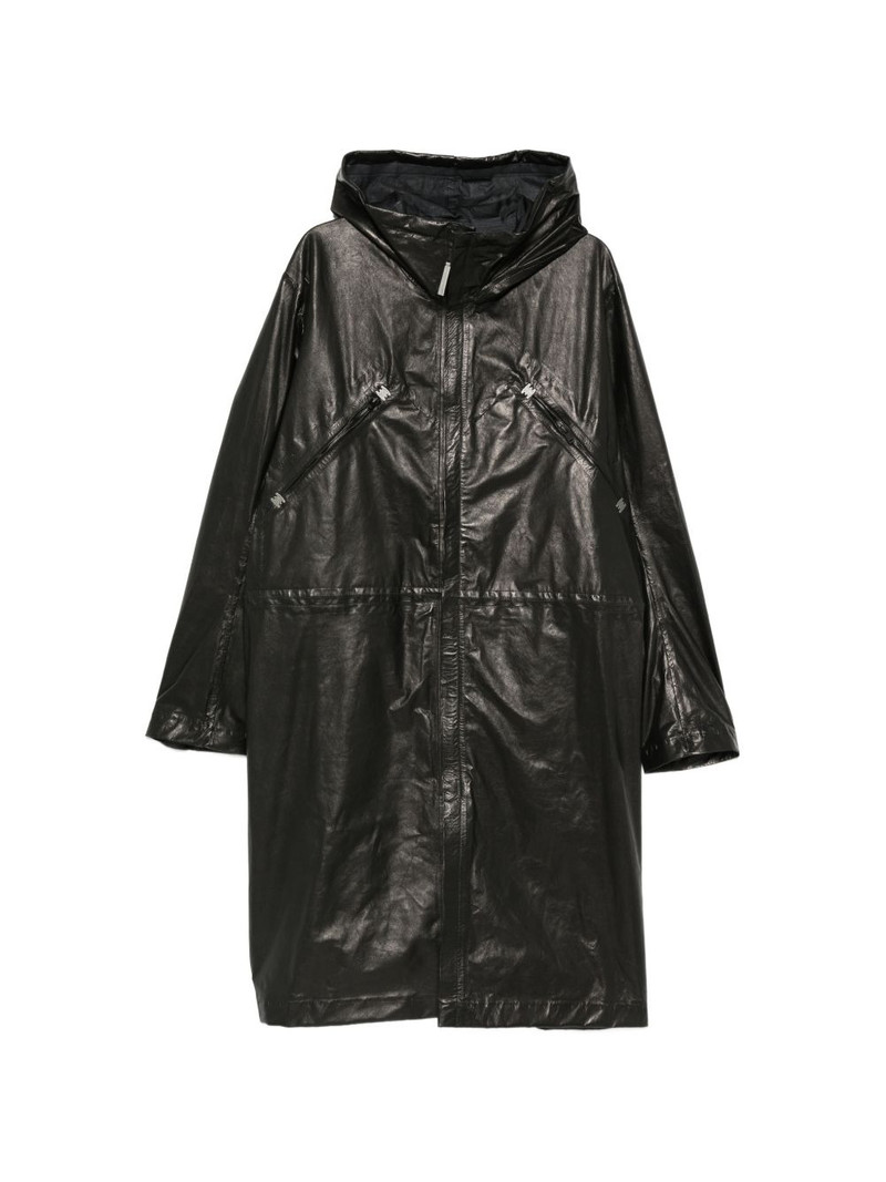 hooded leather jacket 1