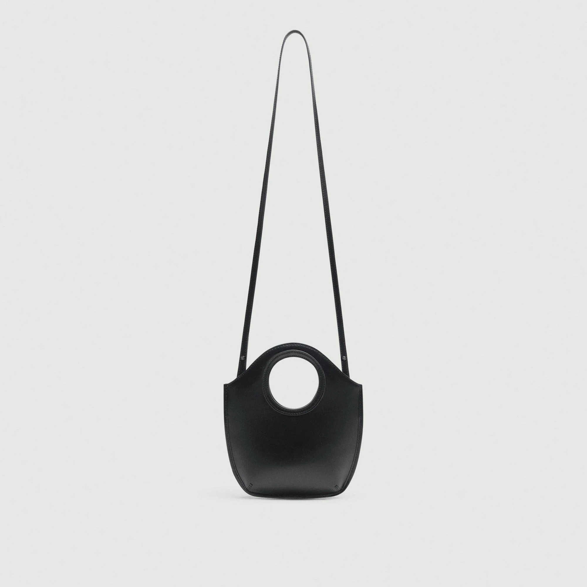 Mini Circle Bag in Leather - 1