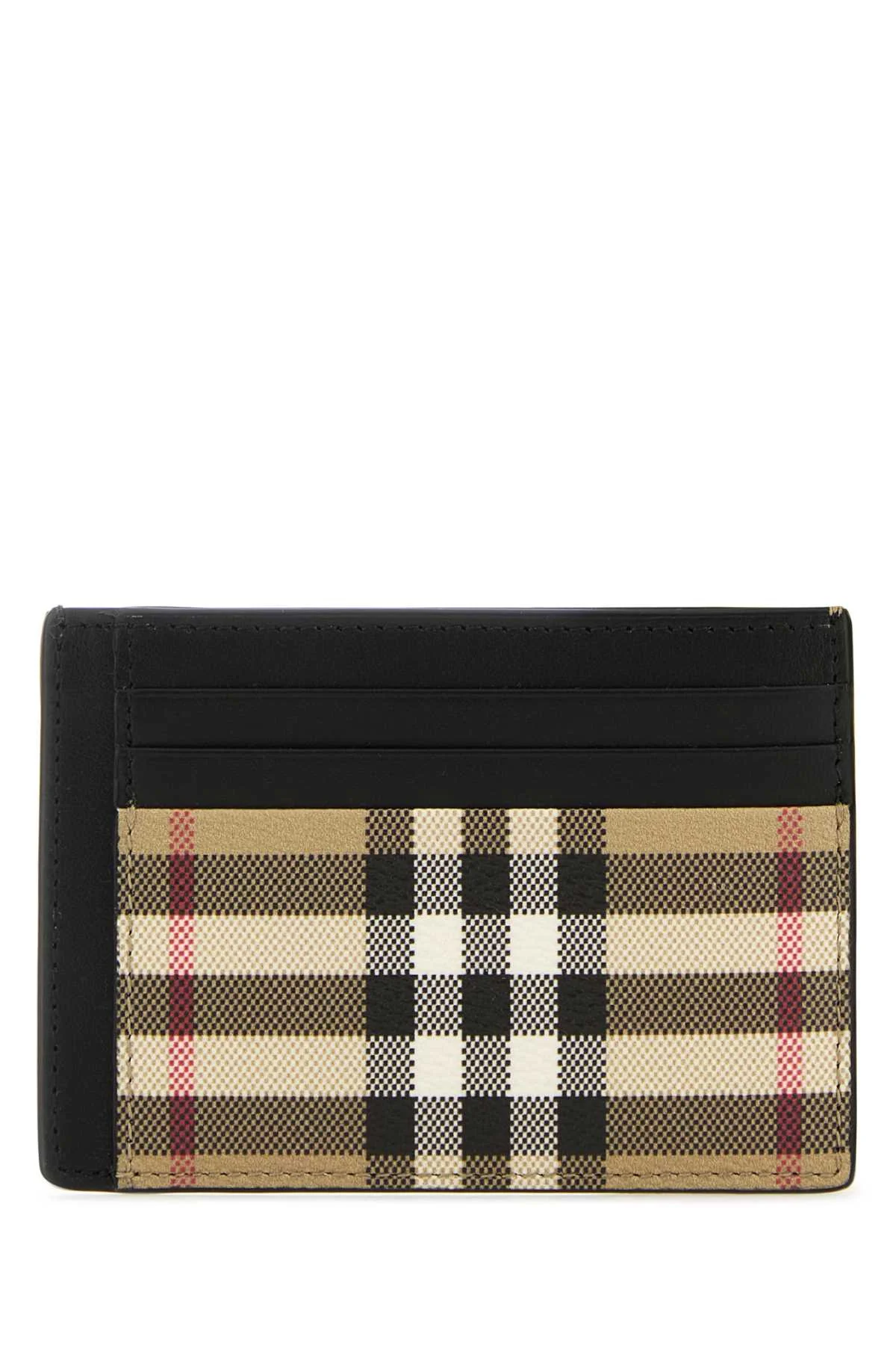 Burberry Men Printed Canvas Card Holder - 1