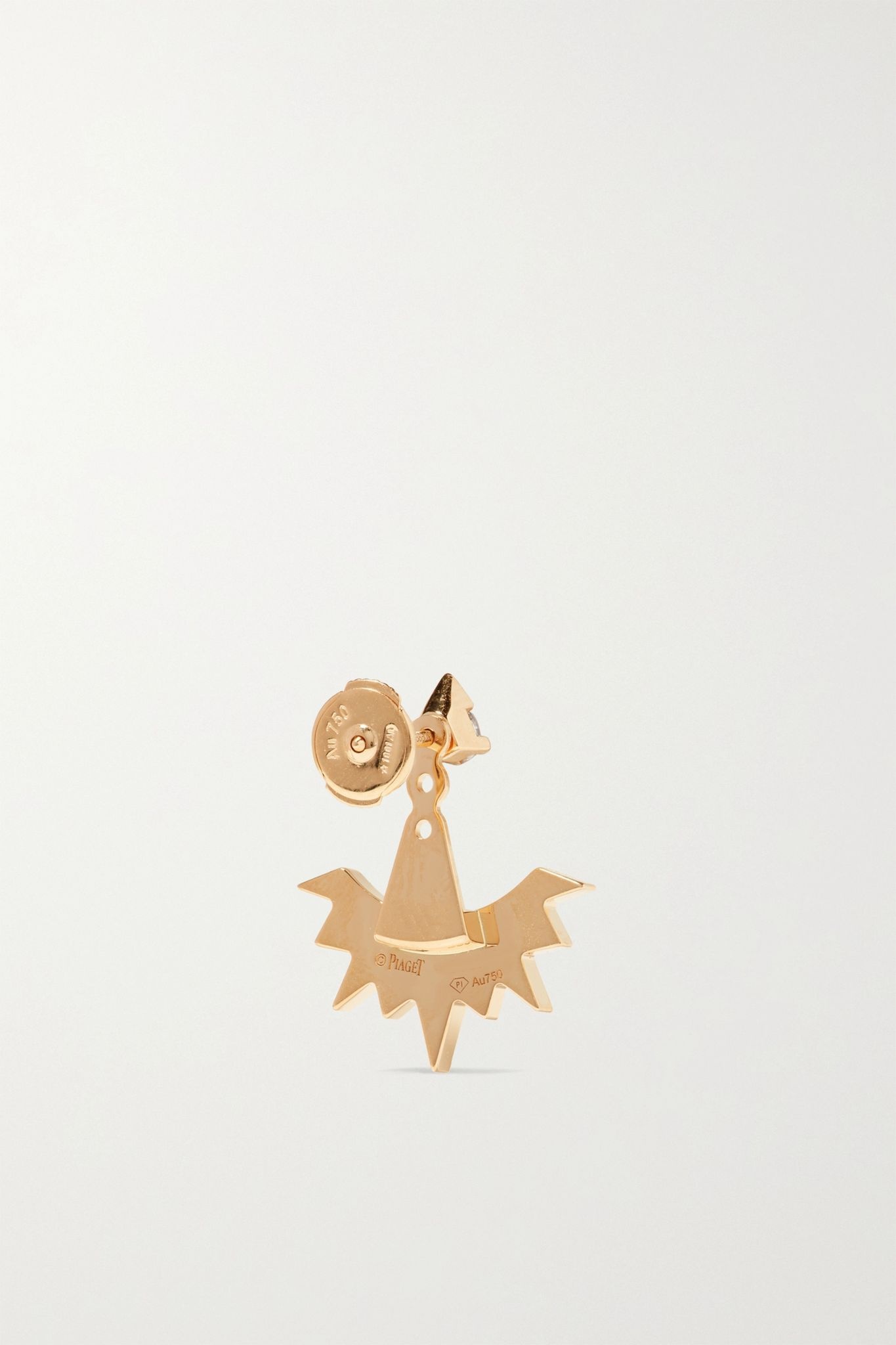 Sunlight 18-karat rose gold diamond earrings - 3