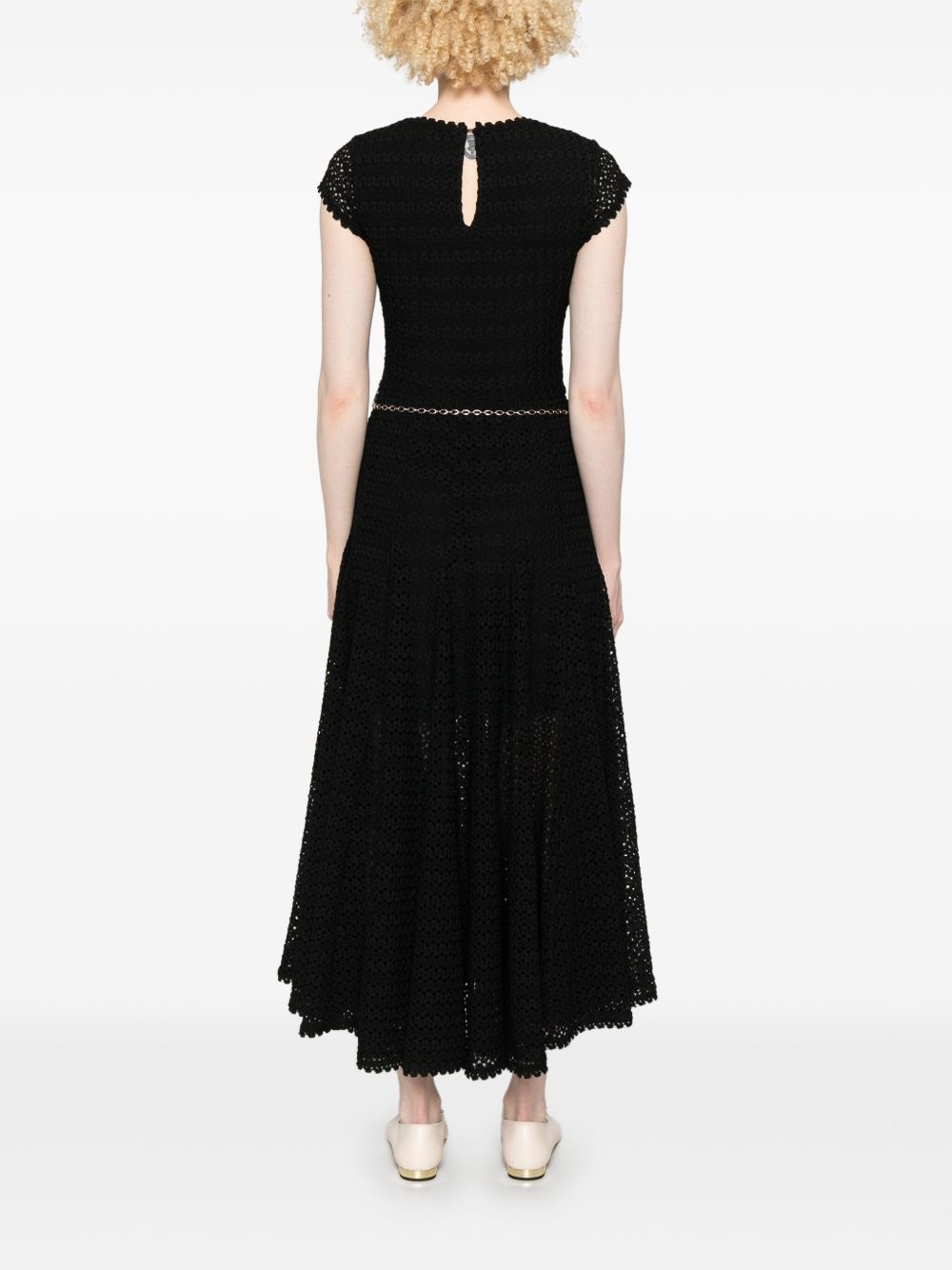 lace midi dress - 4