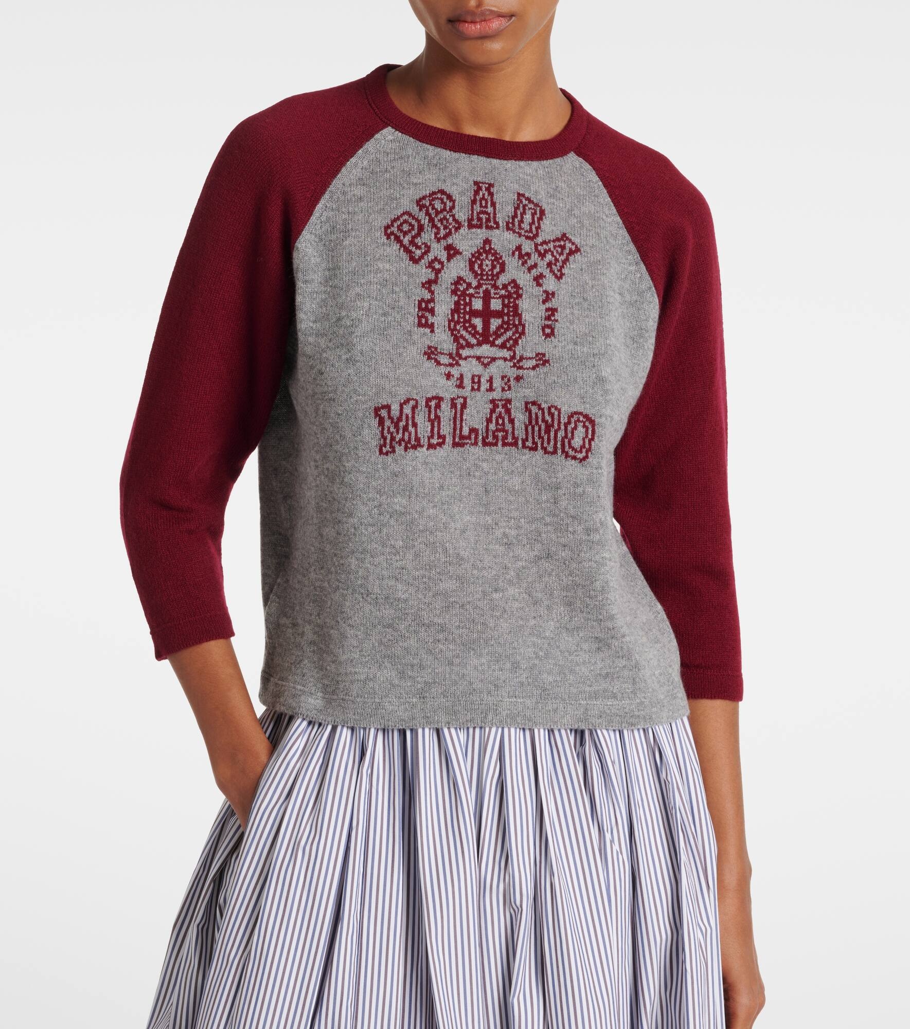 Logo cashmere sweater - 5