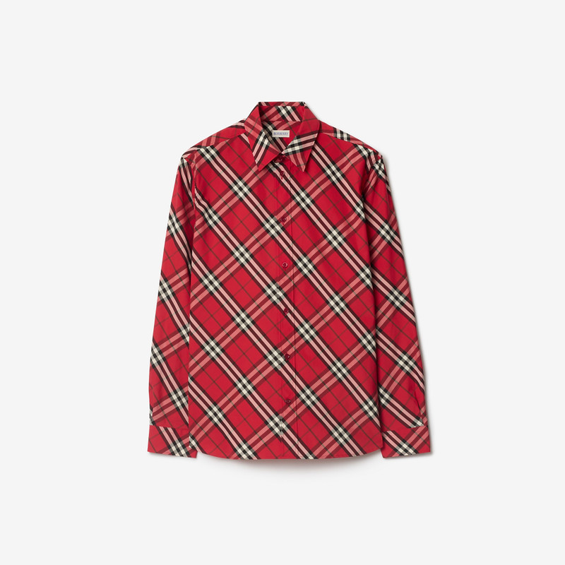 Relaxed Fit Check Cotton Shirt 1
