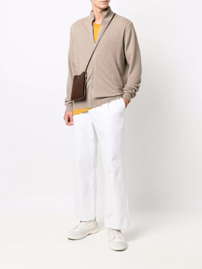 Paul Smith zip-up cashmere jumper outlook