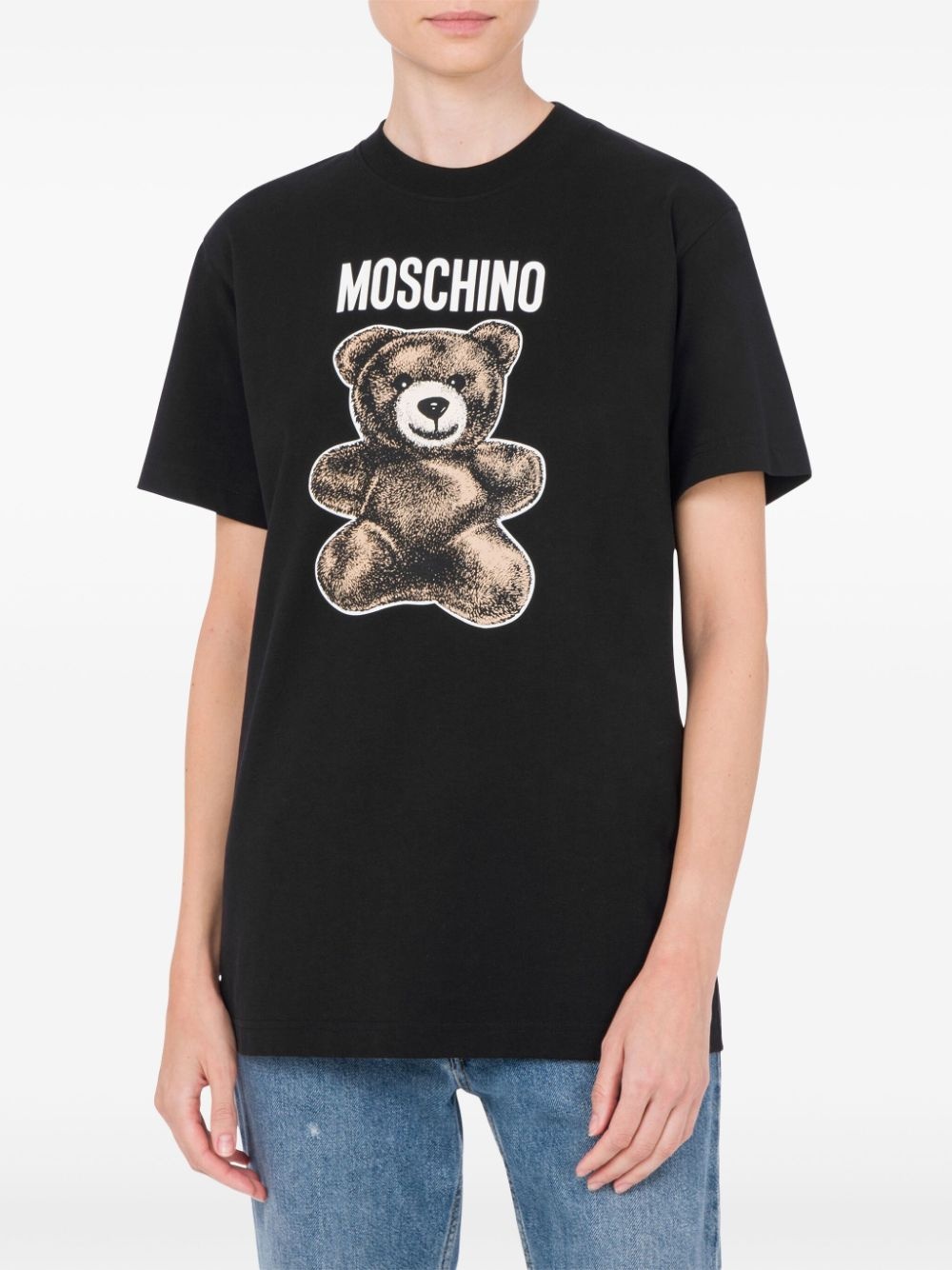 teddy bear-print T-shirt - 2