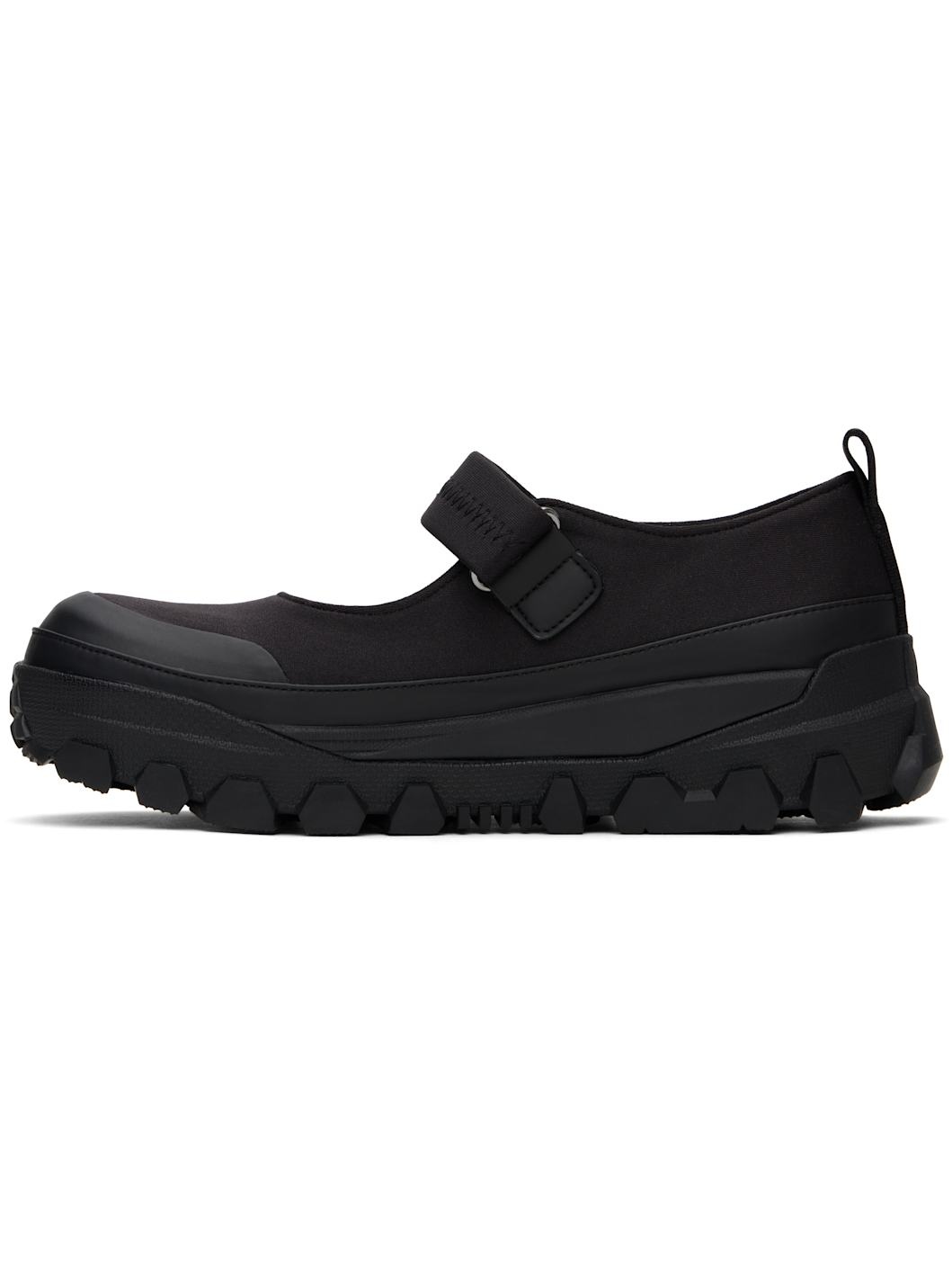 Black Vibram Mary Jane Ballerina Flats - 3