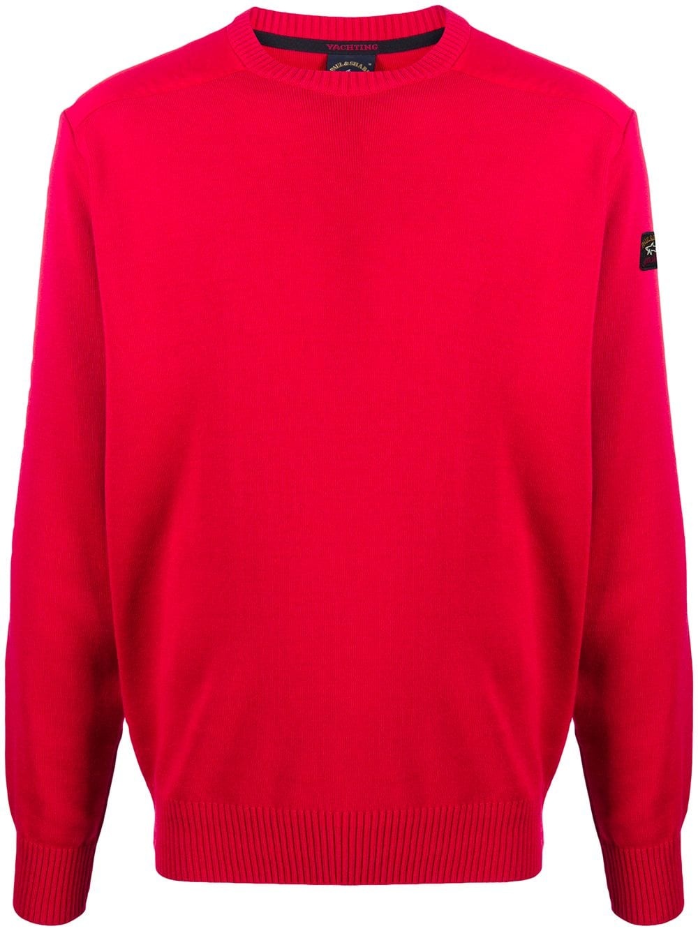 logo crew-neck jumper - 1